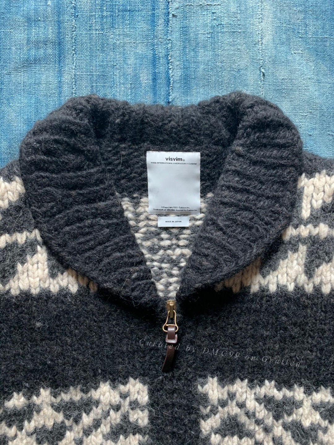 Visvim FIL Exclusive Cowichan Jacket — detail