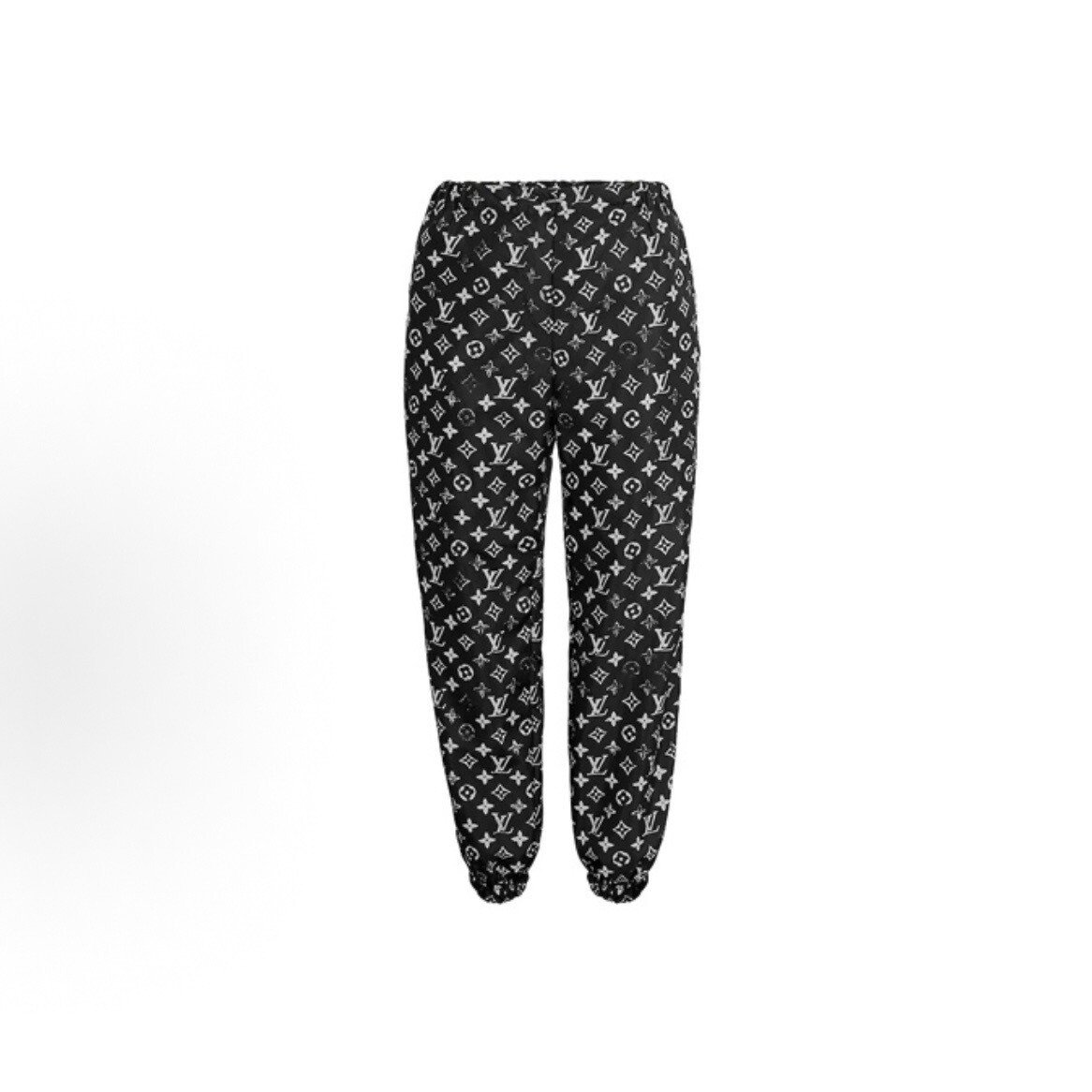 Louis Vuitton Distressed Monogram Jogger Pants