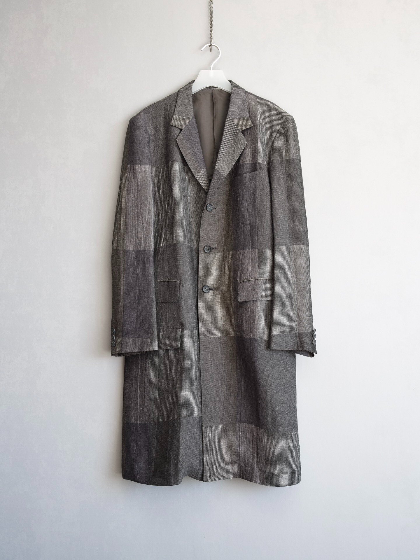 Yohji Yamamoto 20SS Patchwork Dr.Jkt Coat