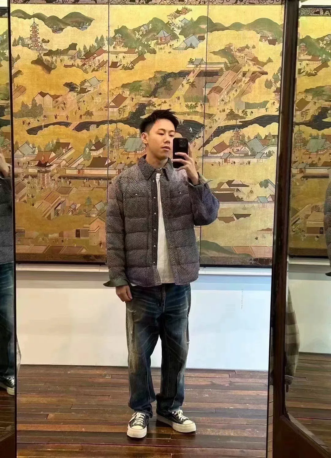 VISVIM 23AW Kerchief Down JKT — detail
