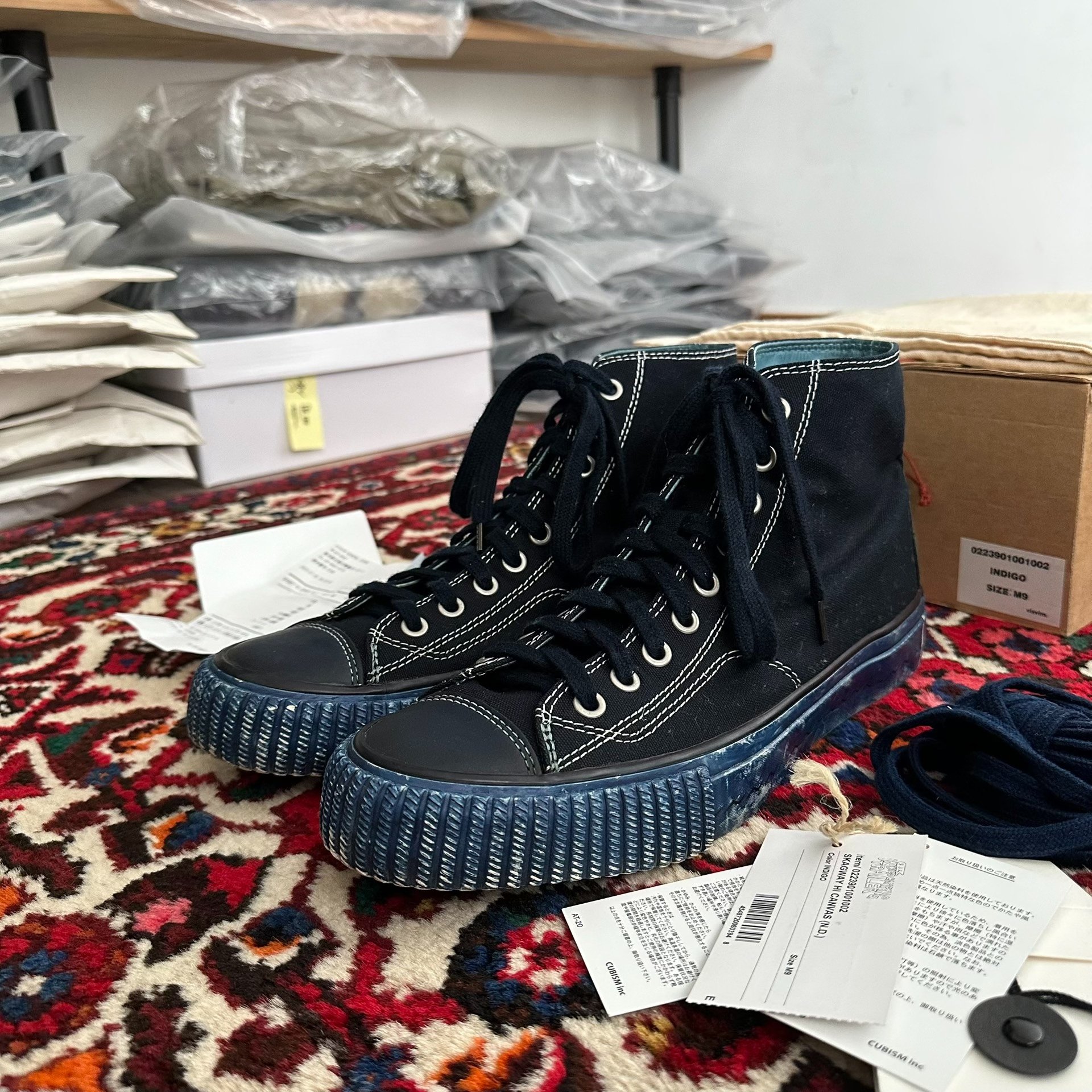 VISVIM 23AW SKAGWAY HI CANVAS — front