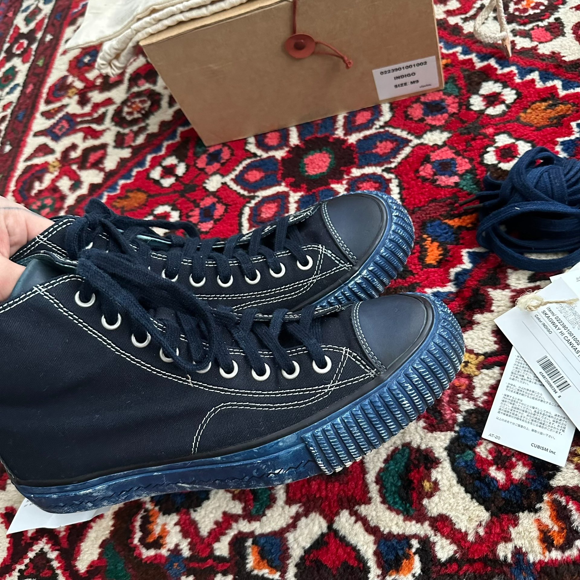 VISVIM 23AW SKAGWAY HI CANVAS — detail