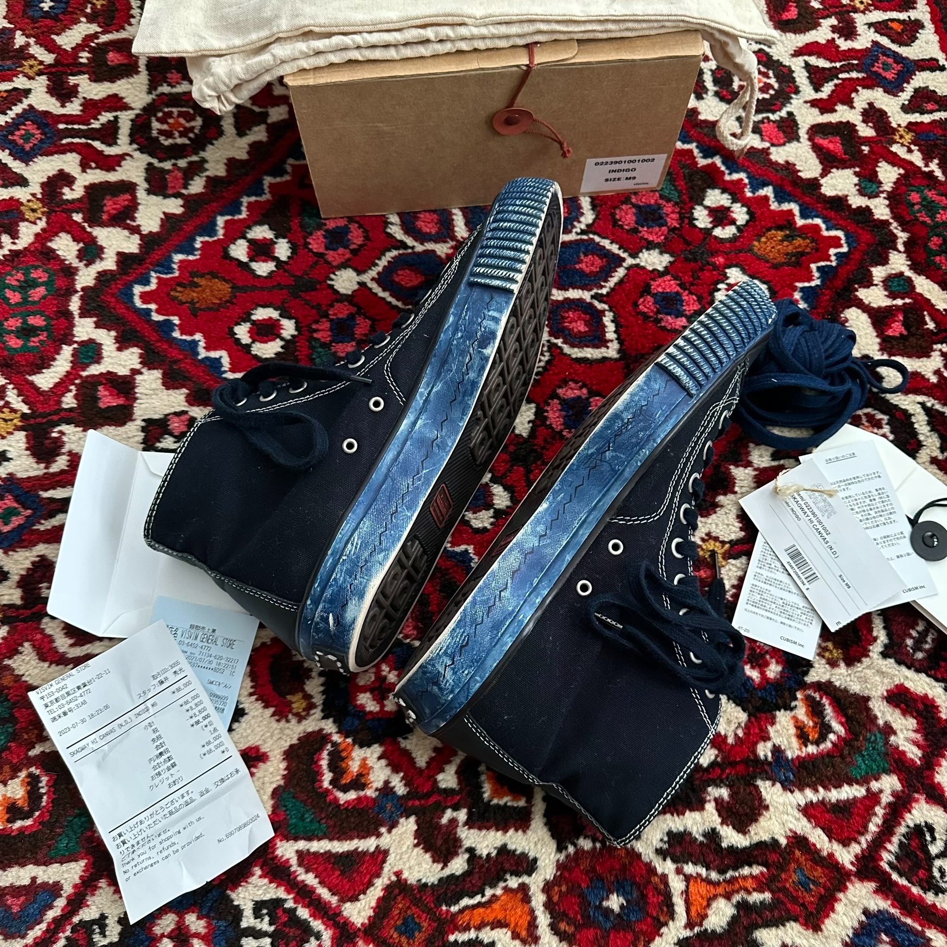 VISVIM 23AW SKAGWAY HI CANVAS — label