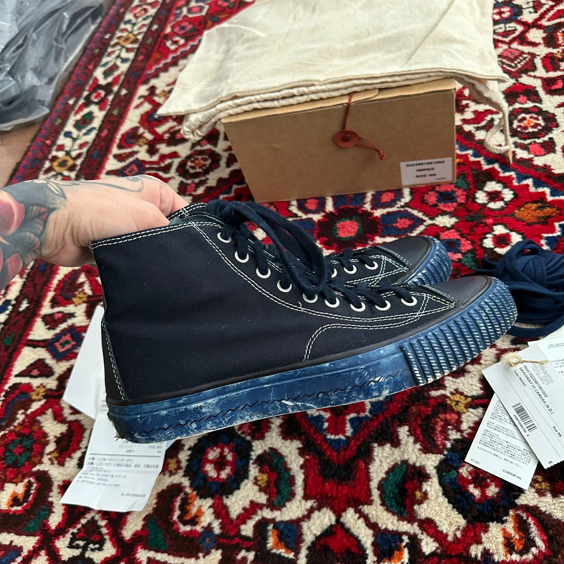 VISVIM 23AW SKAGWAY HI CANVAS — back