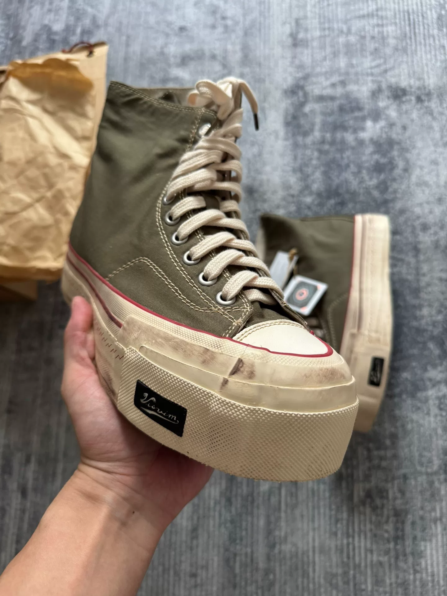 VISVIM 20SS ICT SKAGWAY HI G.PATTEN — detail