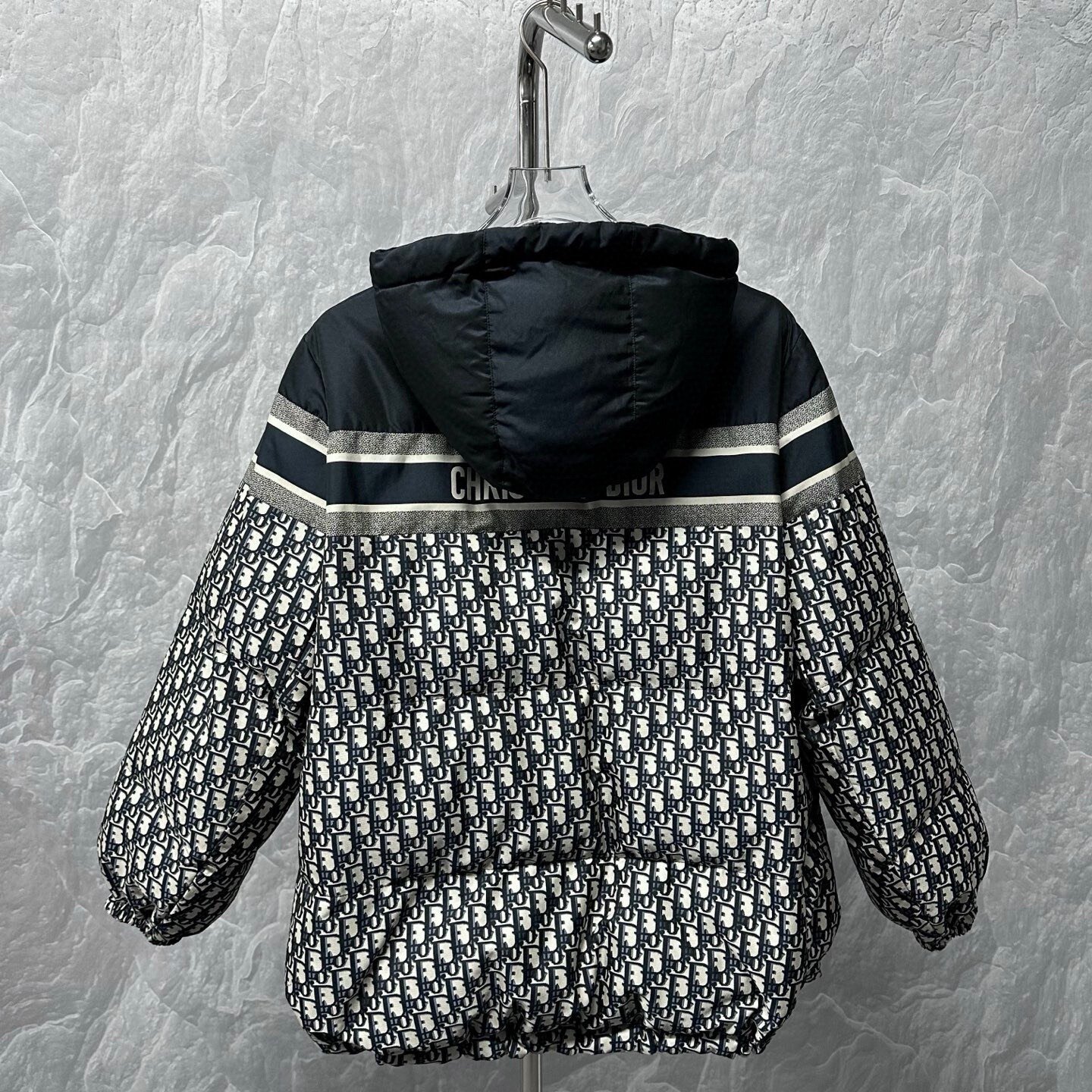 Dior Double-Sided Logo Print Hooded Jacket — front