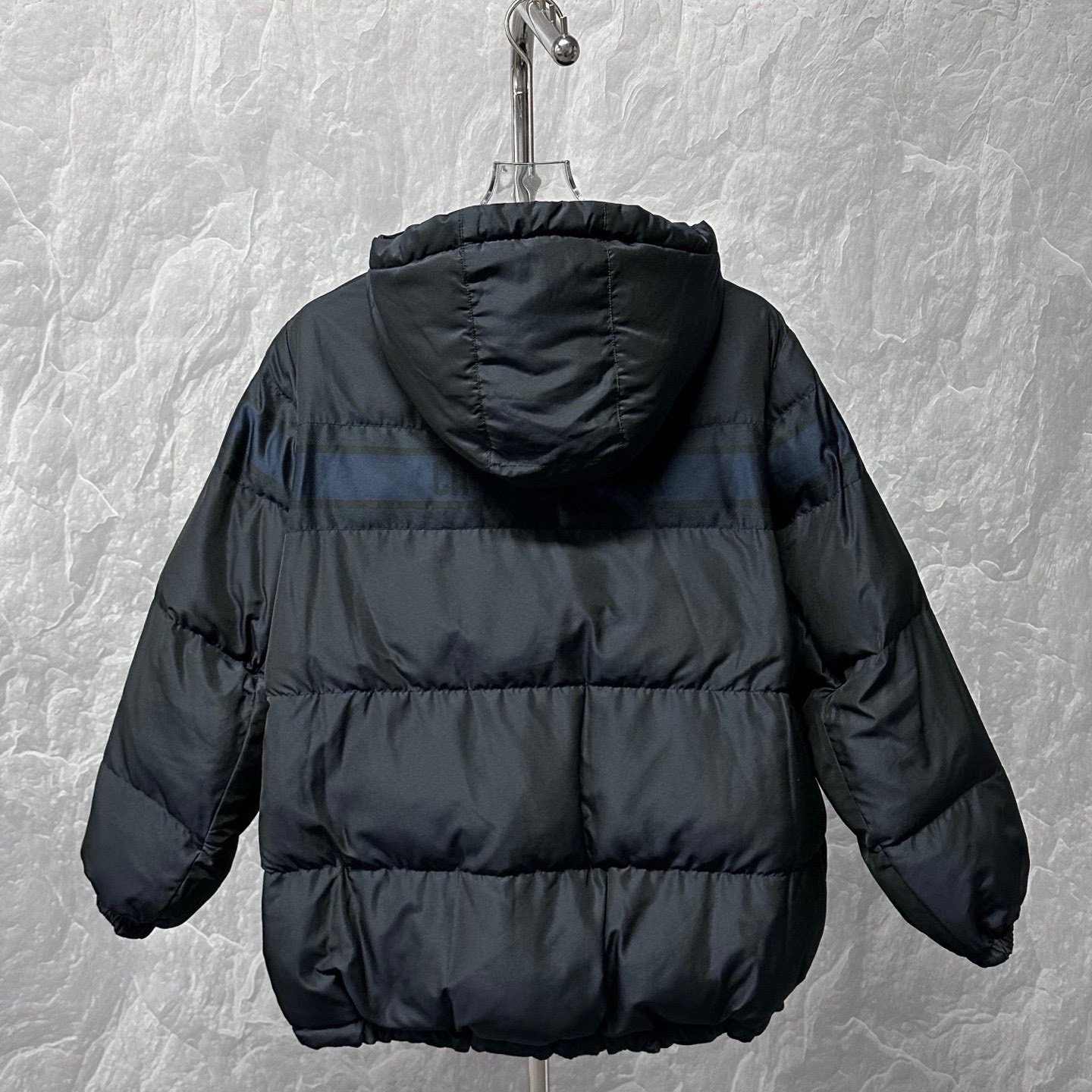 Dior Double-Sided Logo Print Hooded Jacket — back