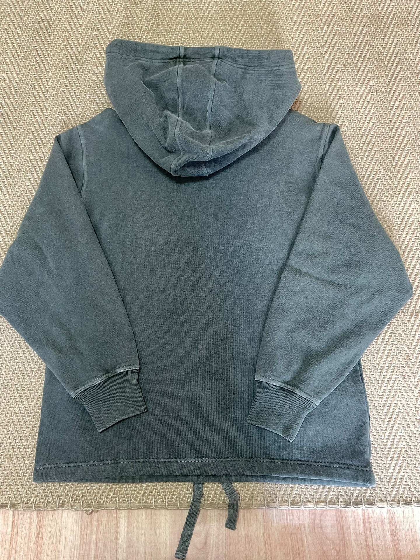 WTAPS PARA COPO Wax-Dyed Heavy Washed Hoodie — front