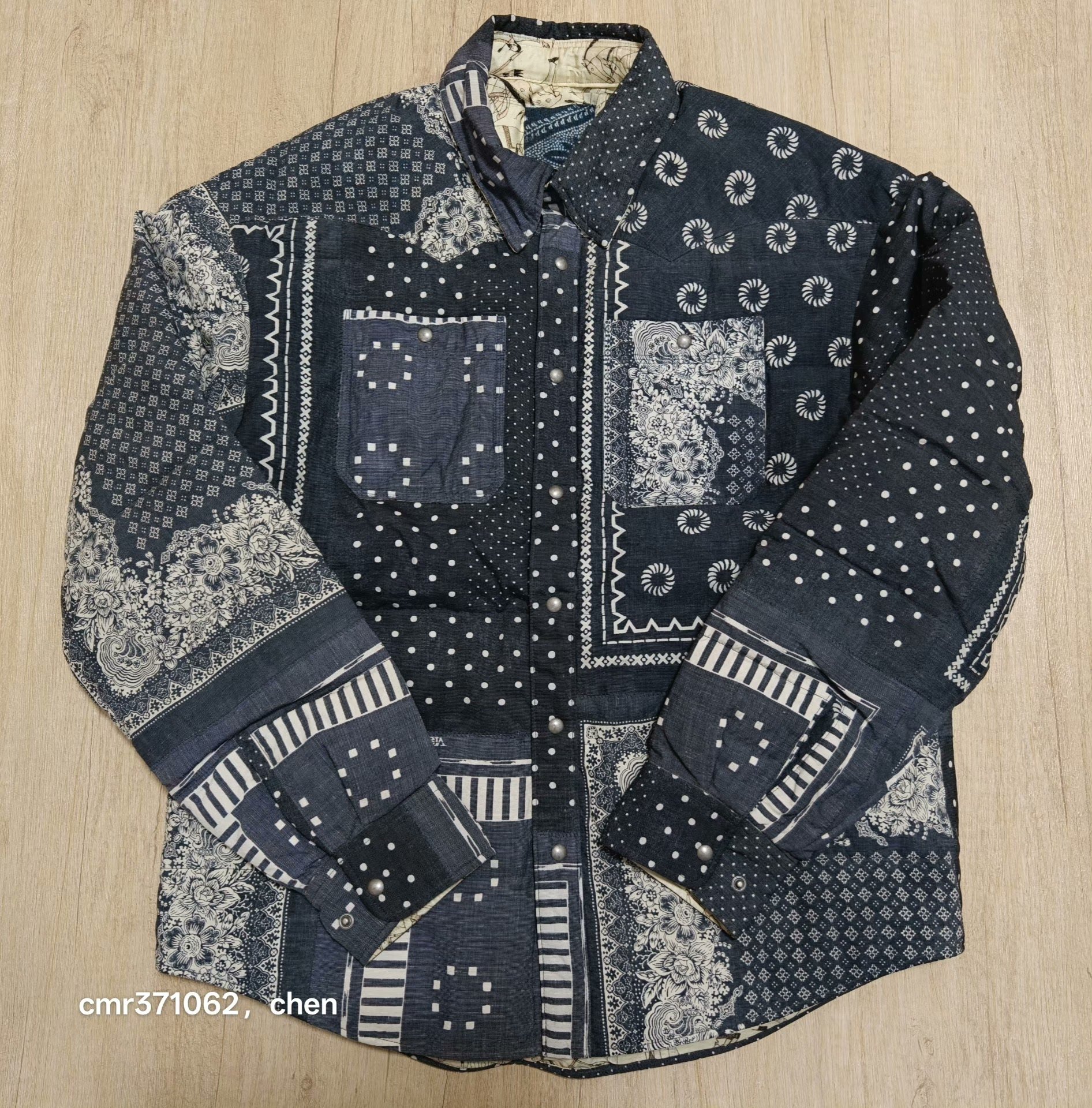 visvim 23 ICT Kerchief Down Jacket — detail