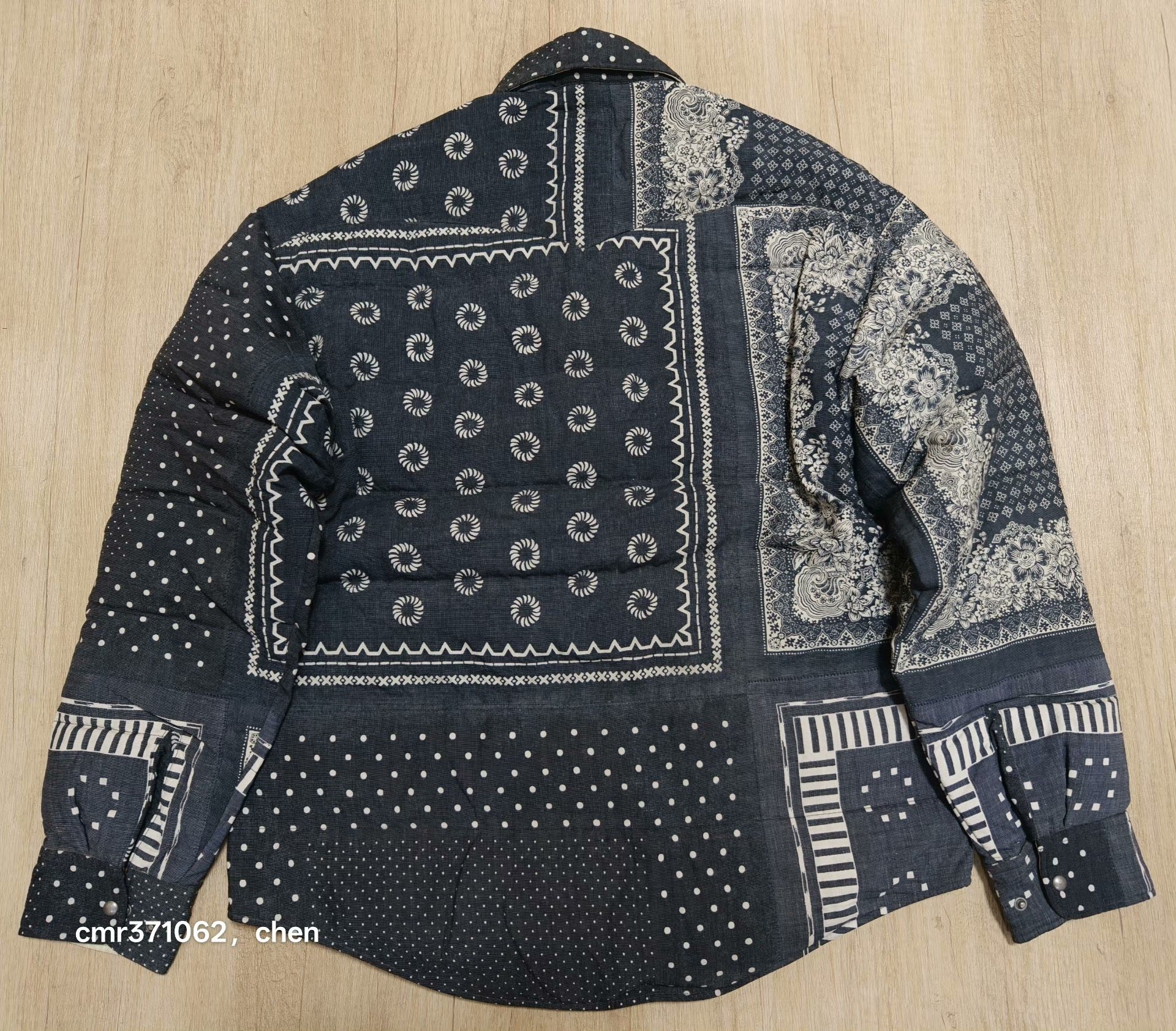 visvim 23 ICT Kerchief Down Jacket — label