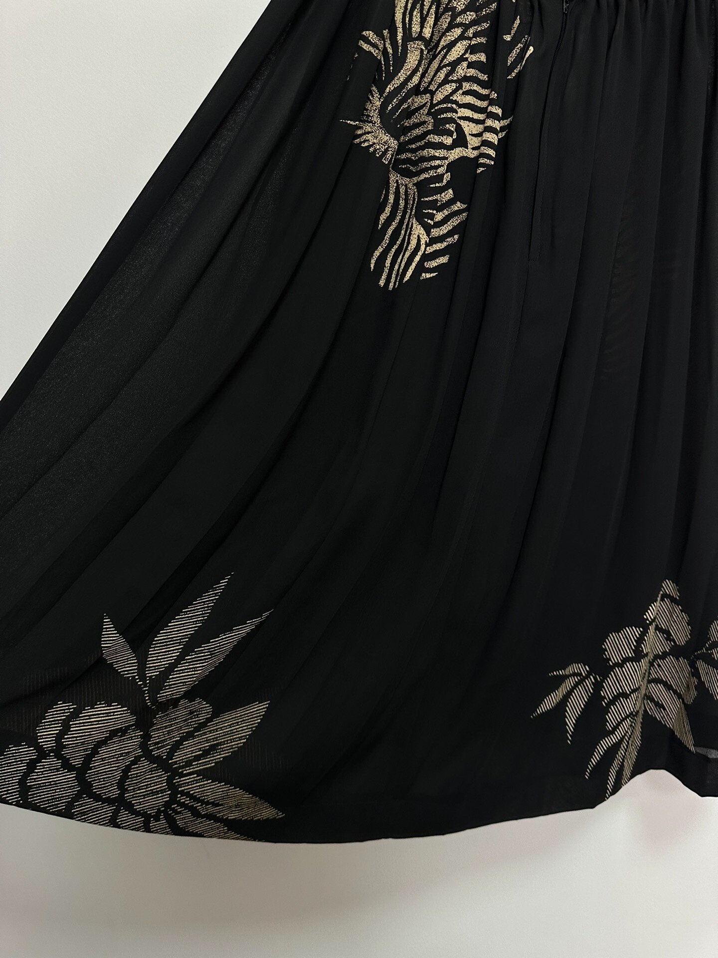 Comme des Garçons 1992AW Discharge Print Skirt — back