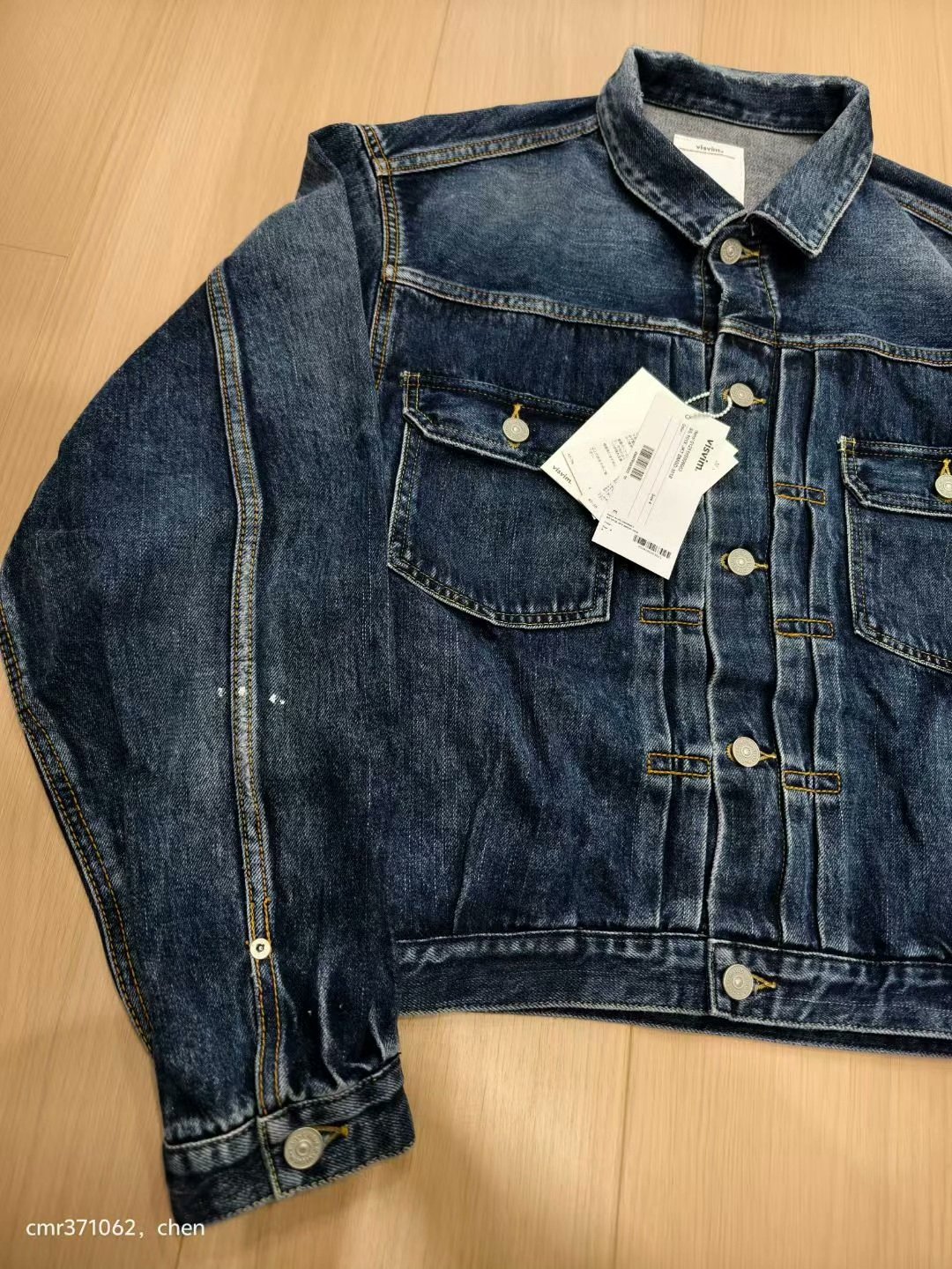 VISVIM 25SS 101X JKT DMGD-1010 — front