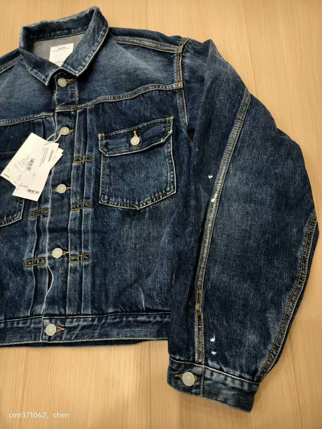 VISVIM 25SS 101X JKT DMGD-1010 — detail