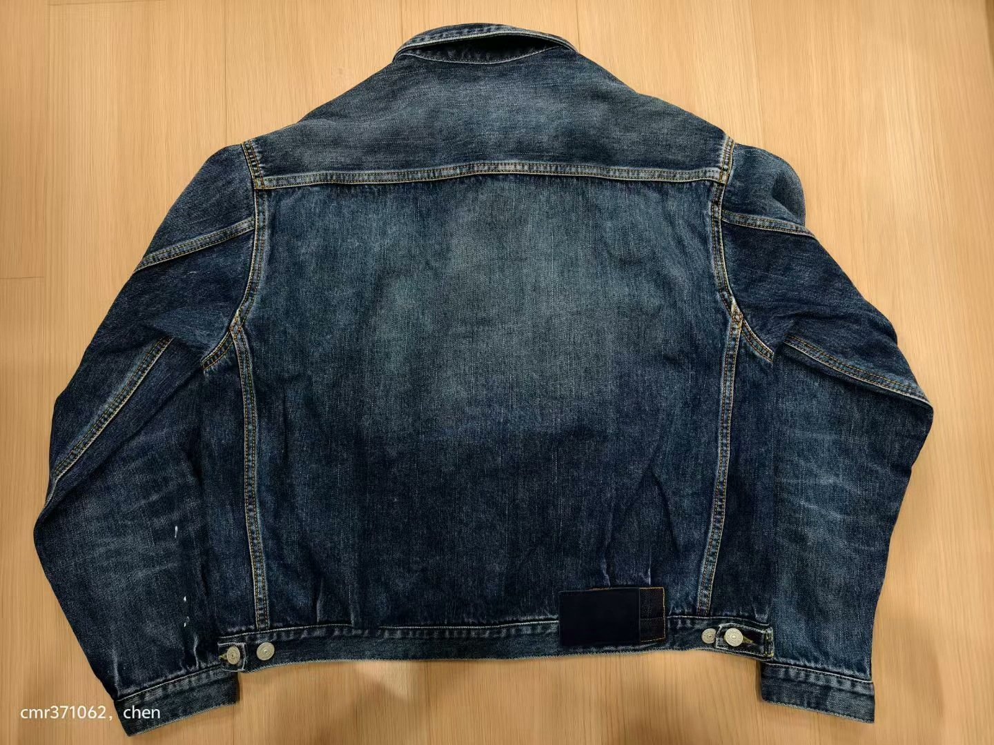 VISVIM 25SS 101X JKT DMGD-1010 — label