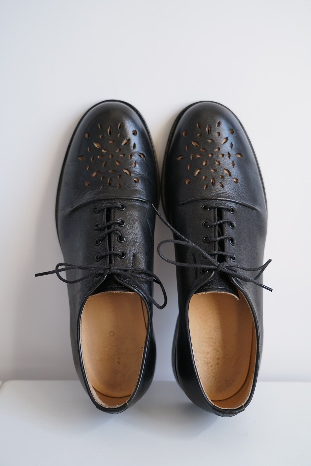 Yohji Yamamoto 1996 SS Cutout Oxford Shoes — label