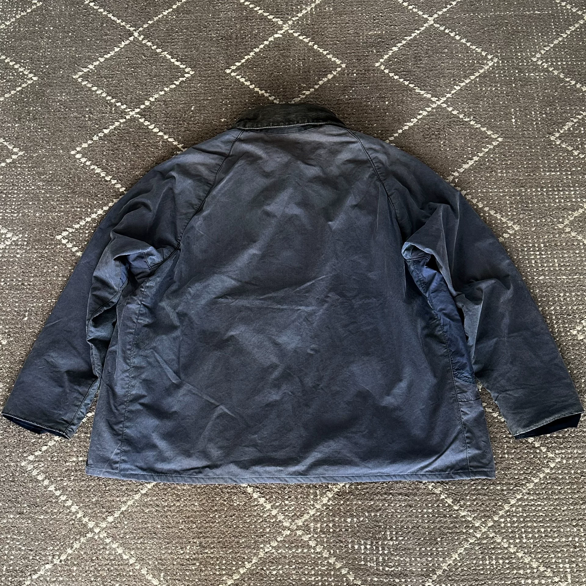 Barbour Beaufort Limited Distressed Wax-Free Jacket — front
