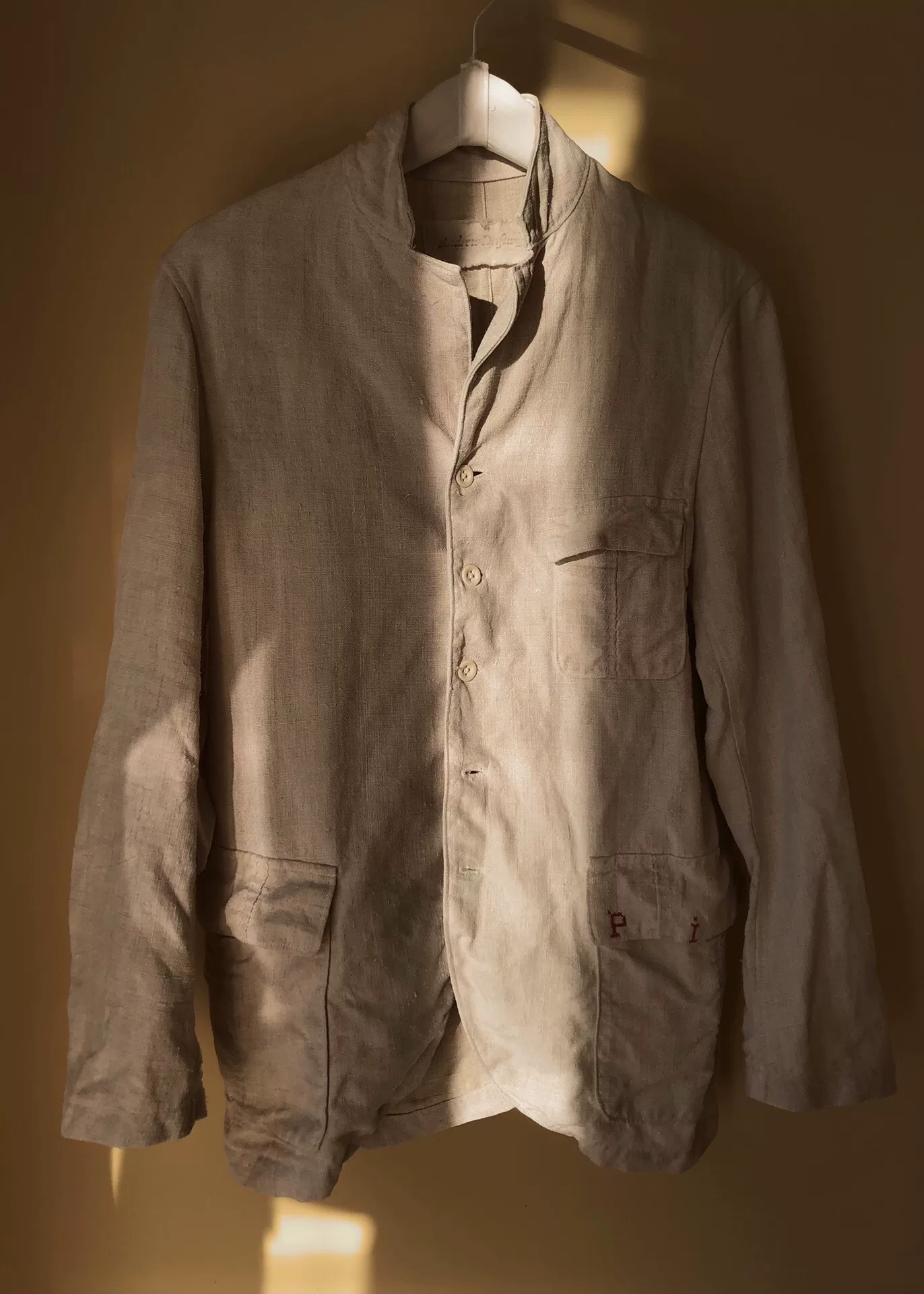 Andrew Driftwood Vintage Linen Coat