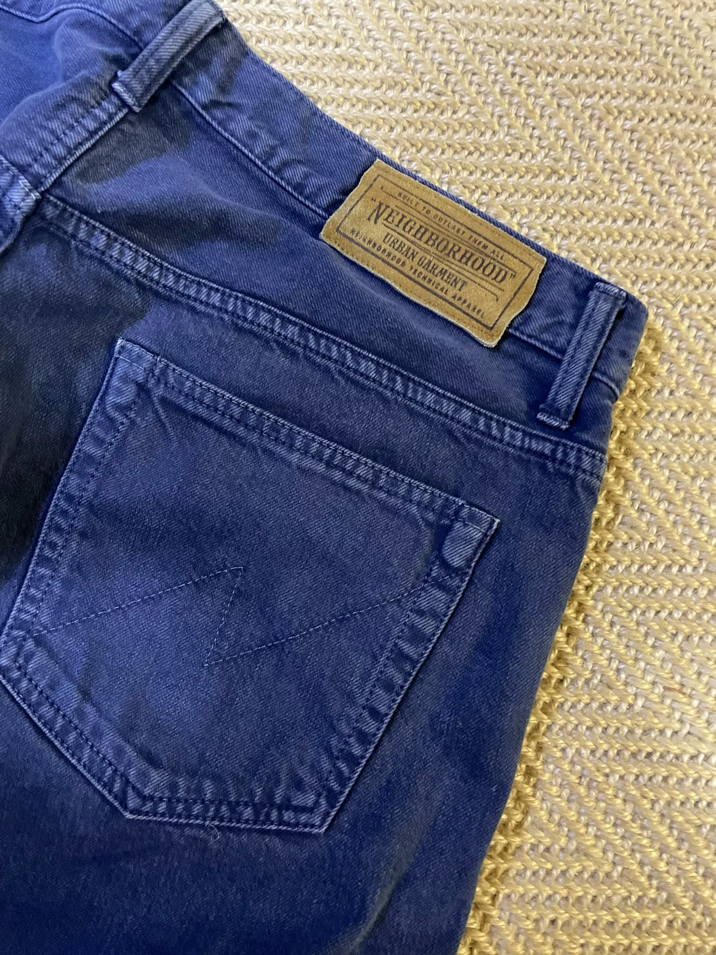 NEIGHBORHOOD Washed Heavyweight Casual Pants — back