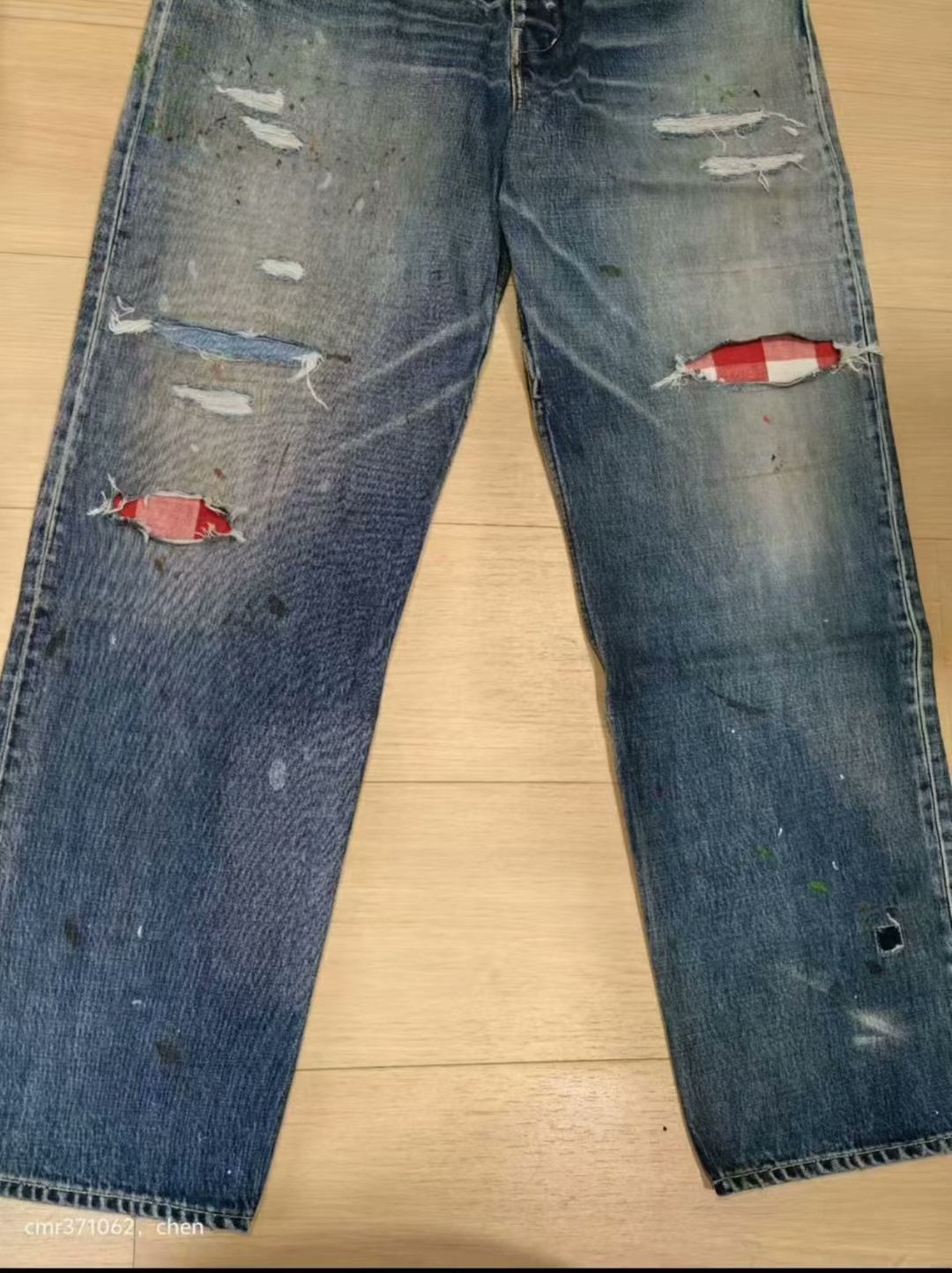 visvim SS Hakama Crash Hiroshima Limited — back