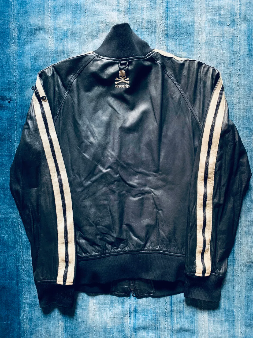 Mastermind Japan x Drestrip Limited Leather Jacket — front