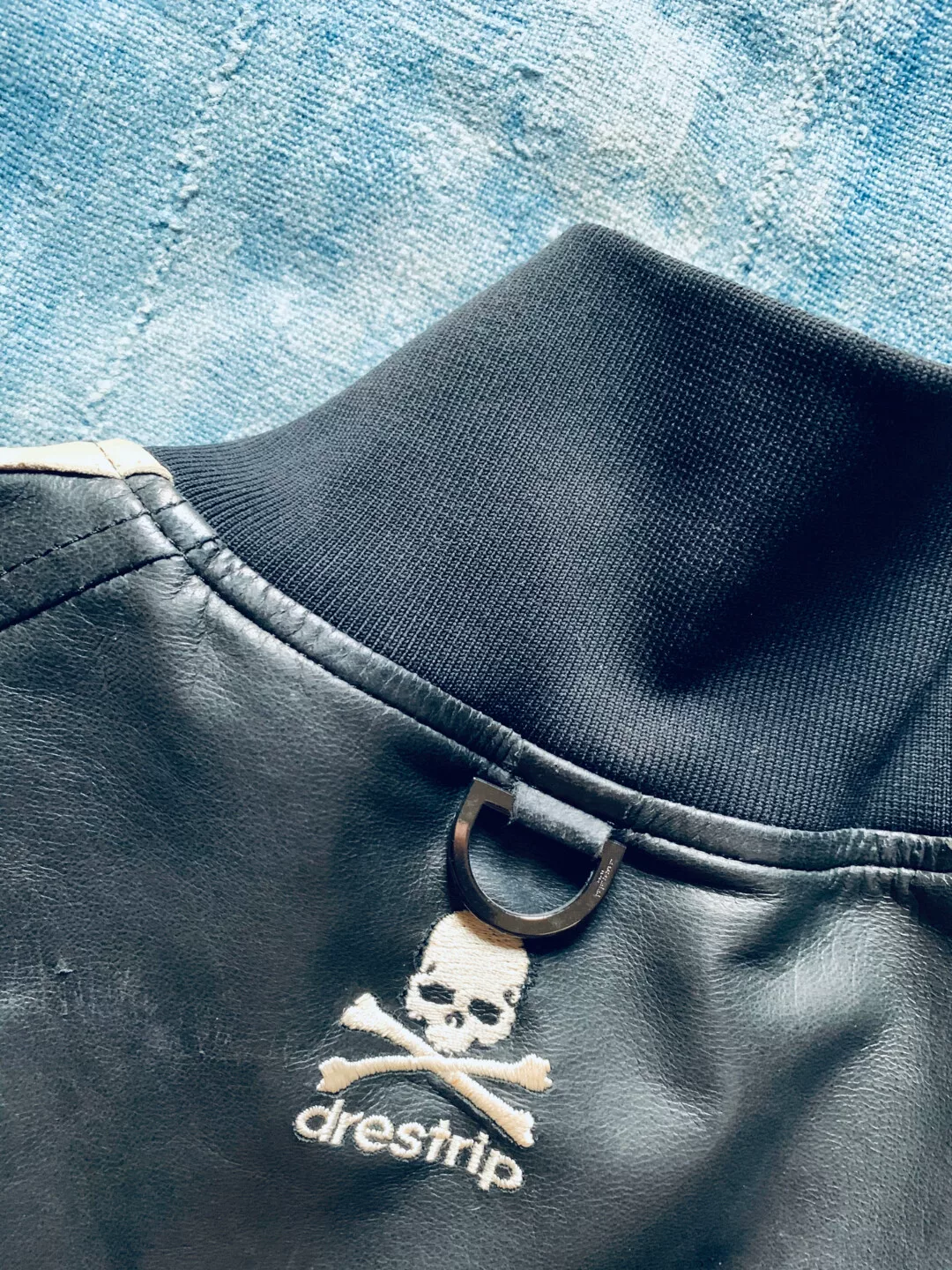 Mastermind Japan x Drestrip Limited Leather Jacket — back