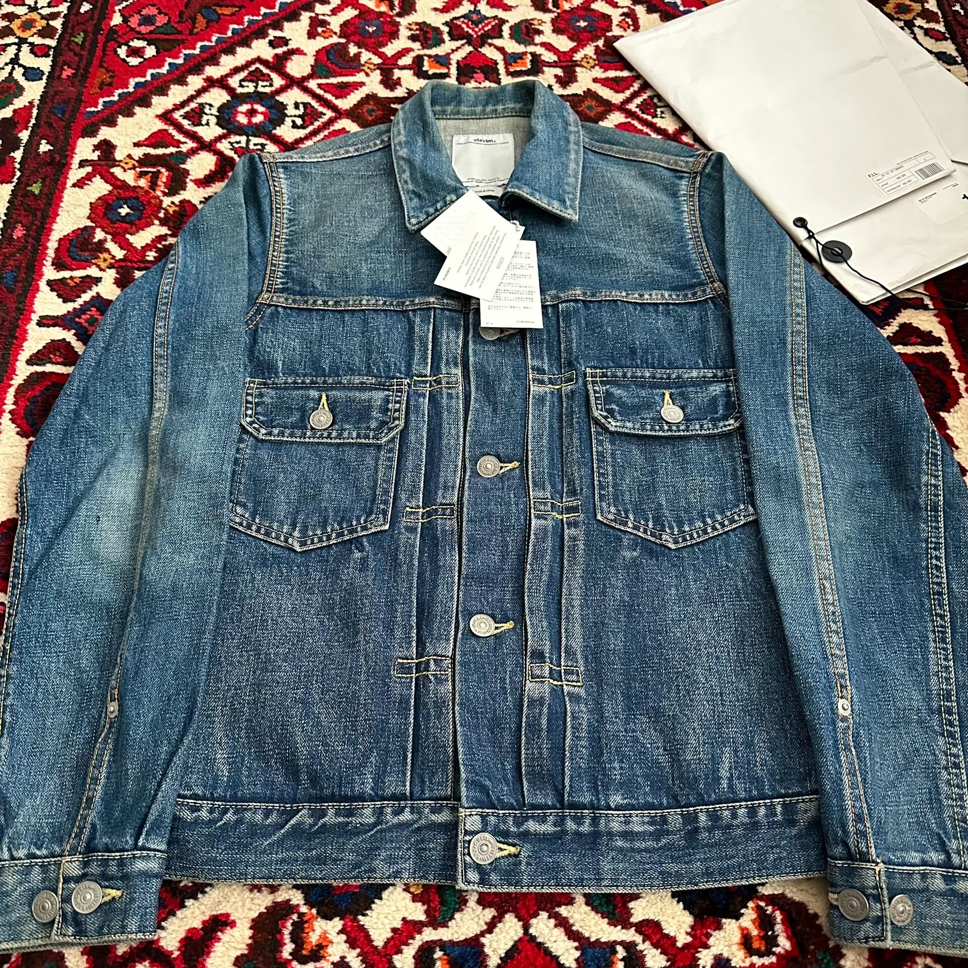 visvim 14aw 101 JKT Denim Jacket — detail