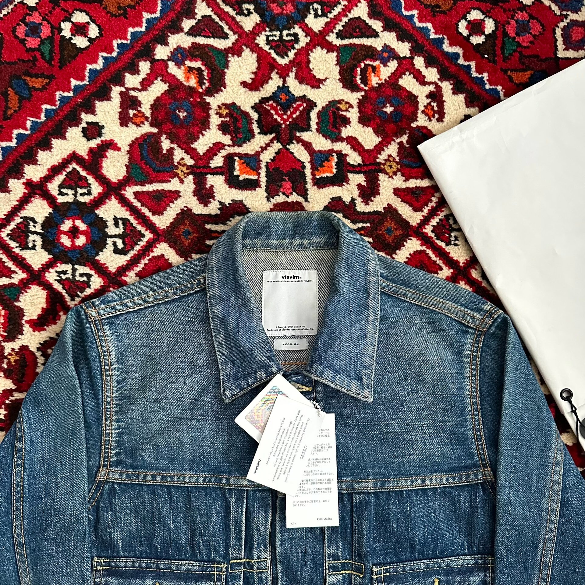 visvim 14aw 101 JKT Denim Jacket — label