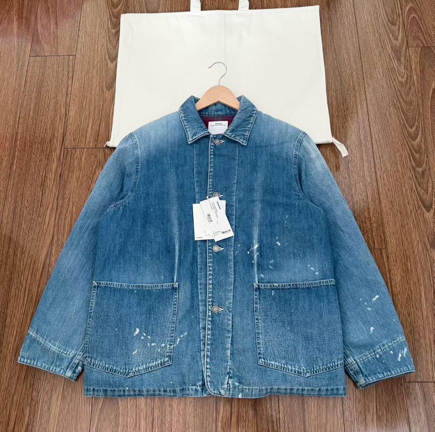 VISVIM 25AW SS Coverall Down DMGD — back