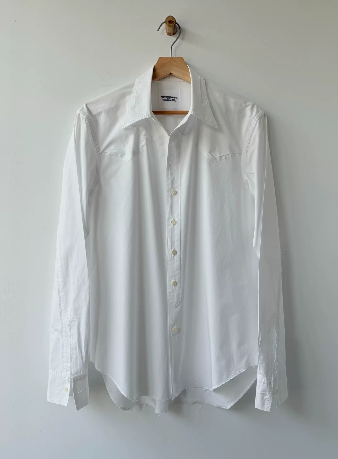 Takahiromiyashita The Soloist Western Frayed Shirt