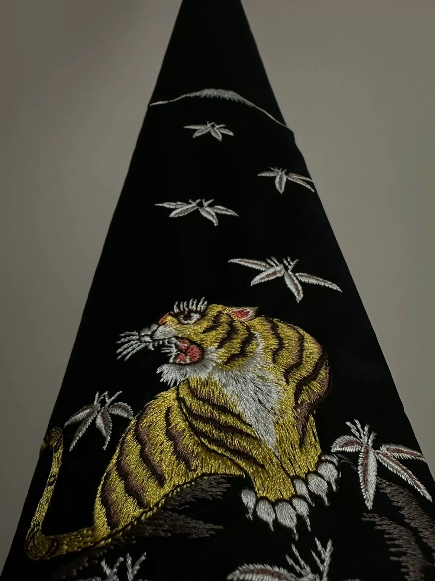 Yohji Yamamoto 04AW Fuji Tiger Tie — front