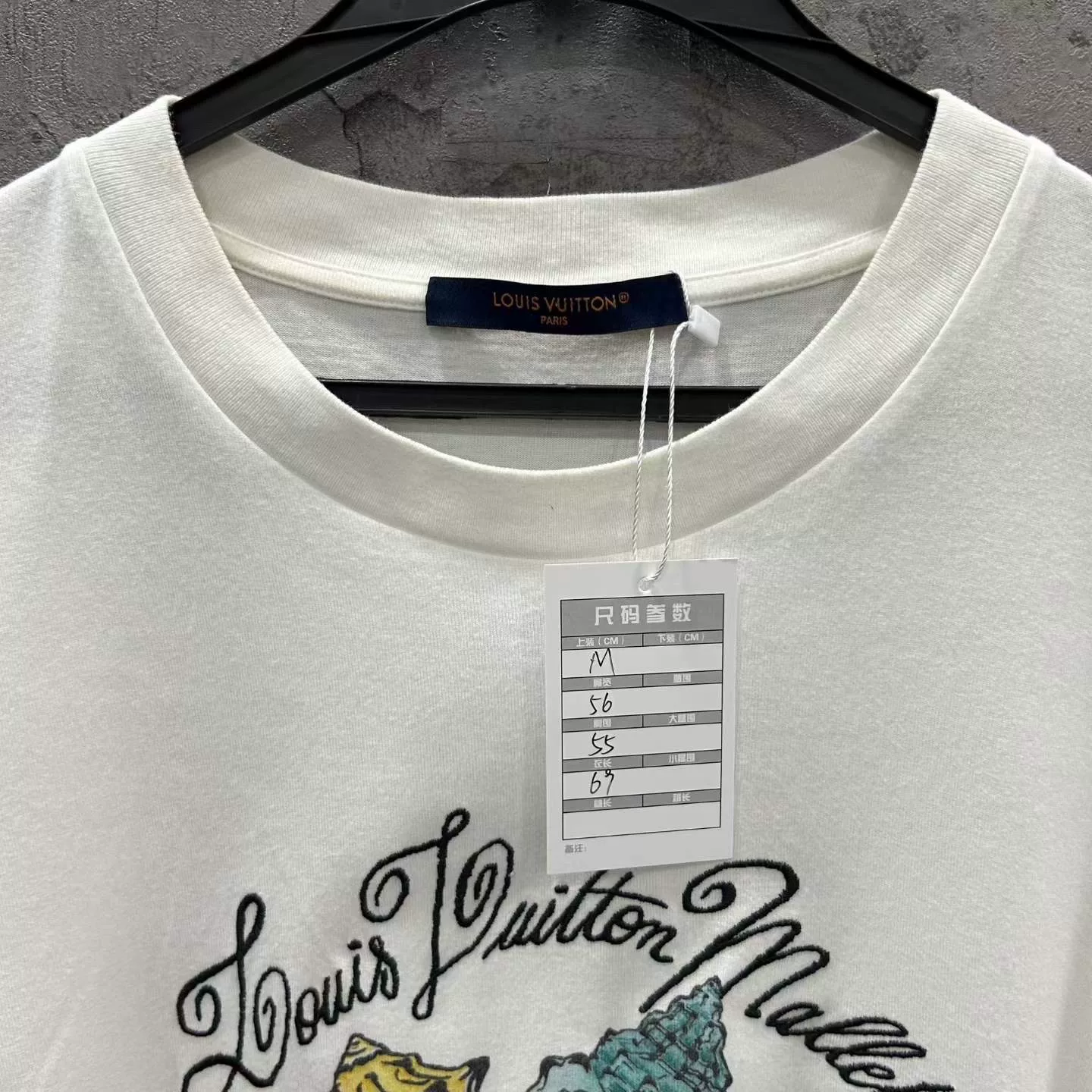 Louis Vuitton Conch Print Short-Sleeve T-Shirt — back