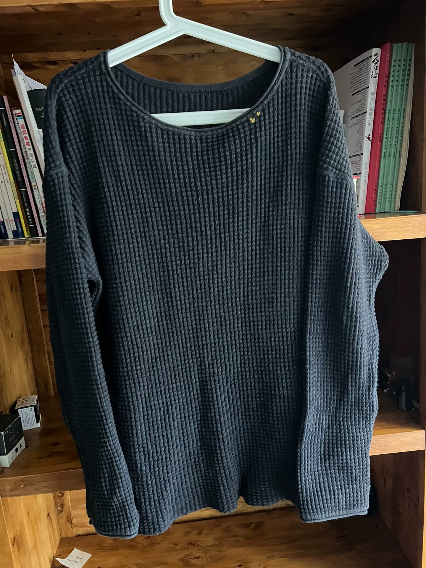 Porter Classic Waffle Knit Crewneck Sweatshirt — front
