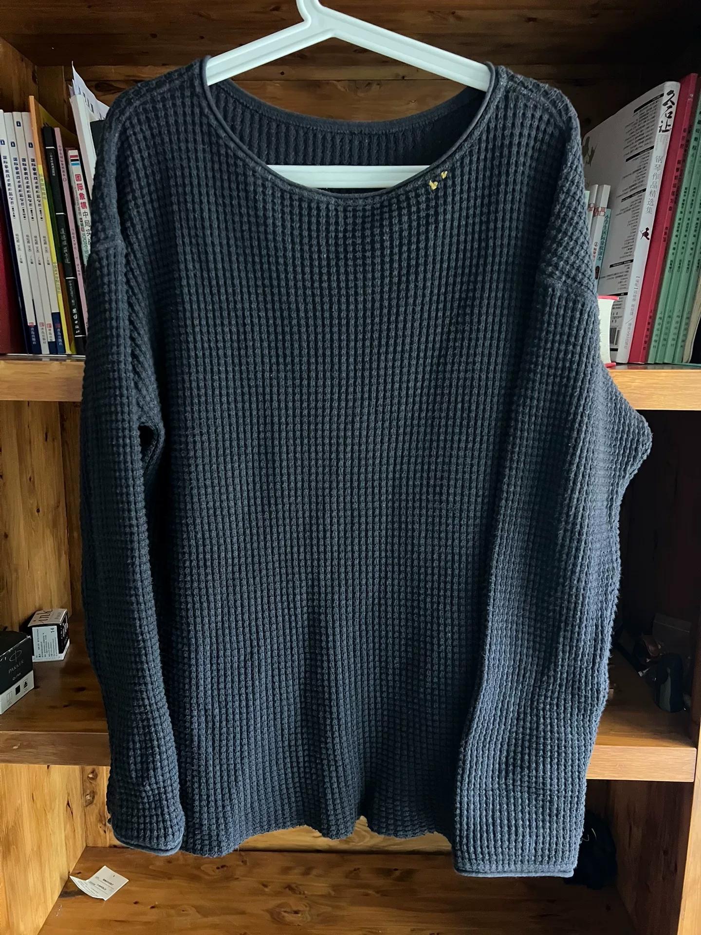 Porter Classic Waffle Knit Crewneck Sweatshirt