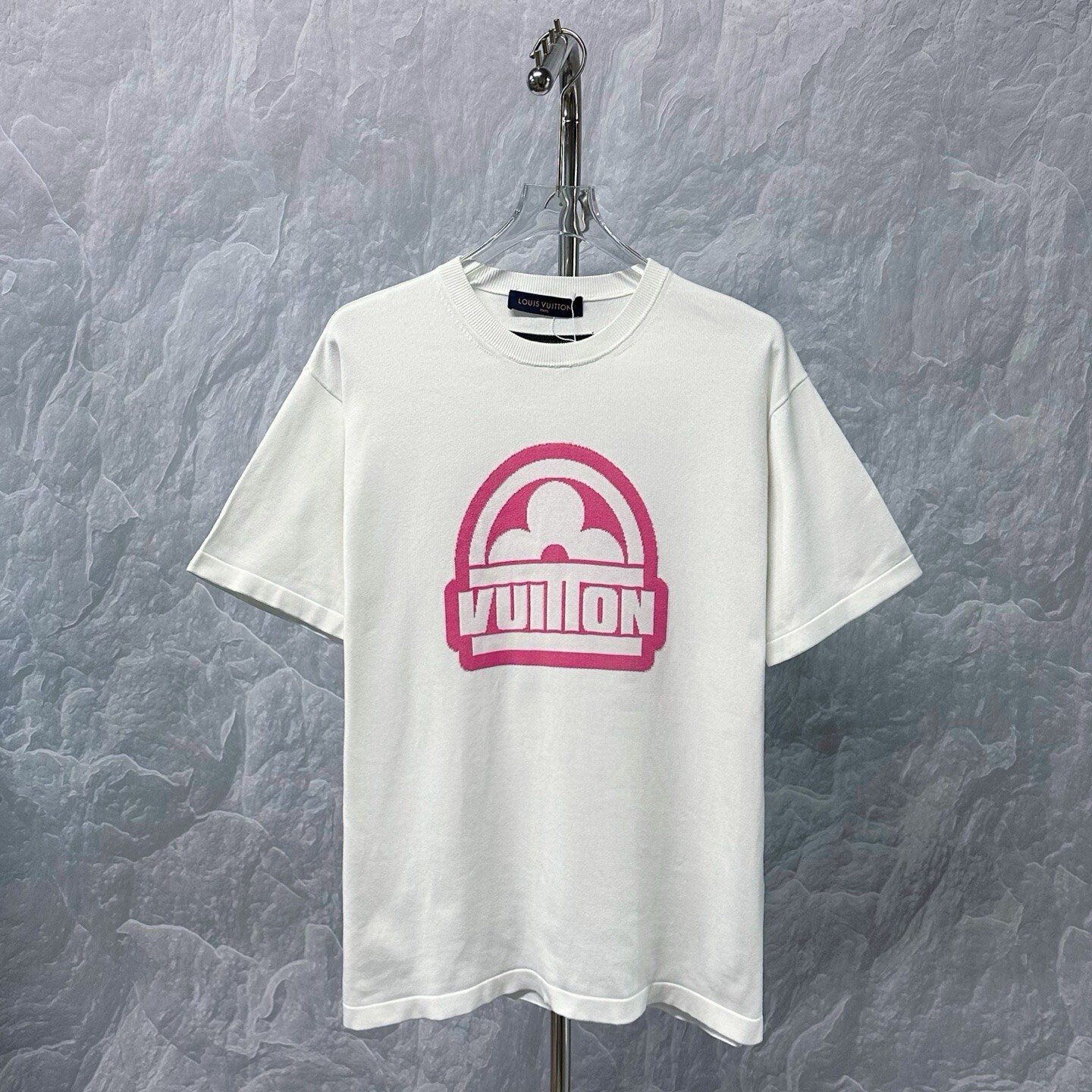 Louis Vuitton LV Letter Print Knit Short Sleeve
