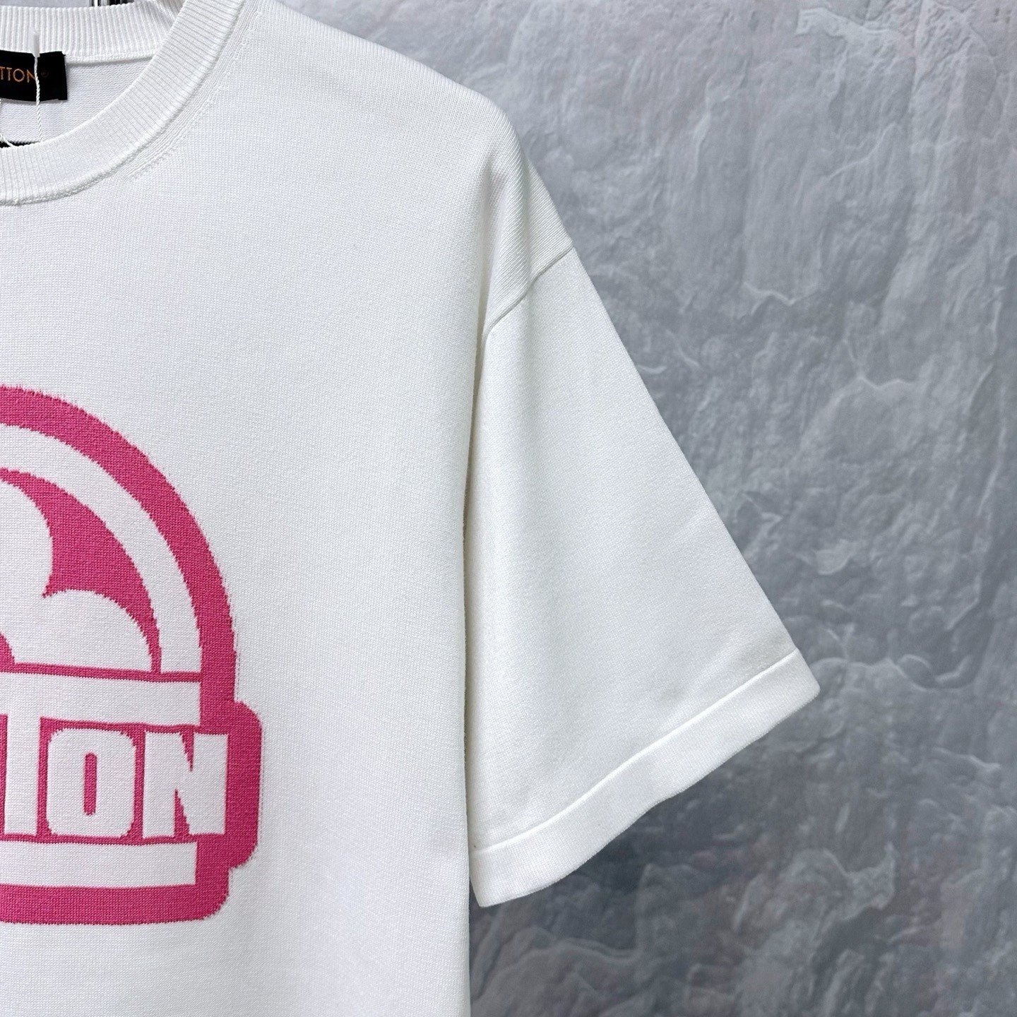Louis Vuitton LV Letter Print Knit Short Sleeve — detail