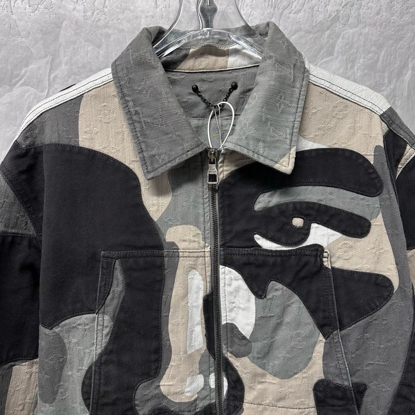 Louis Vuitton Portrait Patchwork Denim Jacket — front