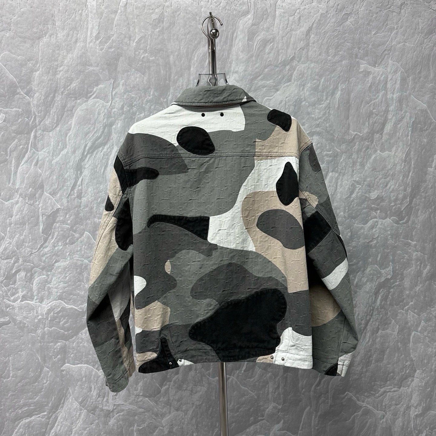 Louis Vuitton Portrait Patchwork Denim Jacket — back