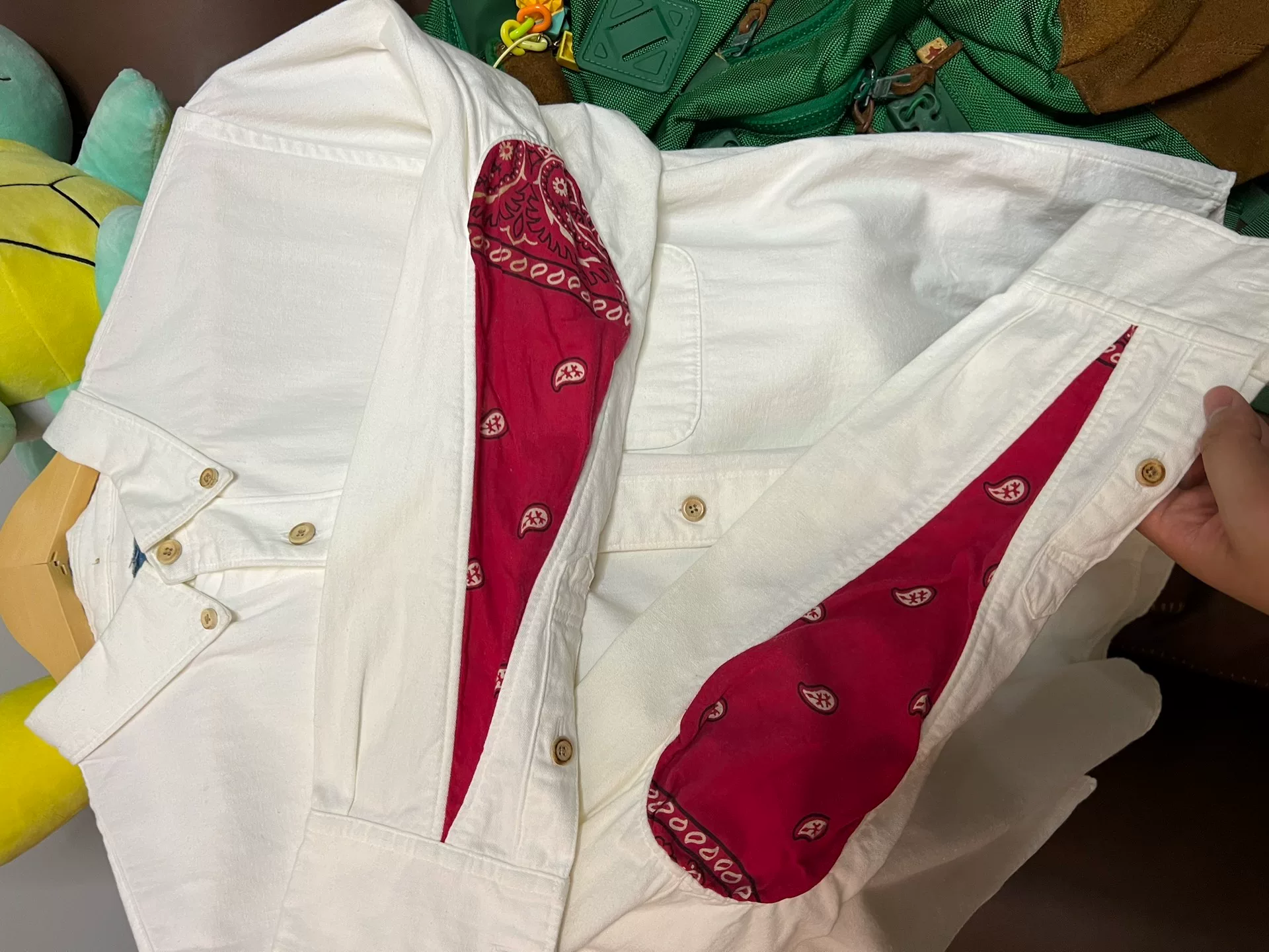 visvim ict bandana paisley shirt — front