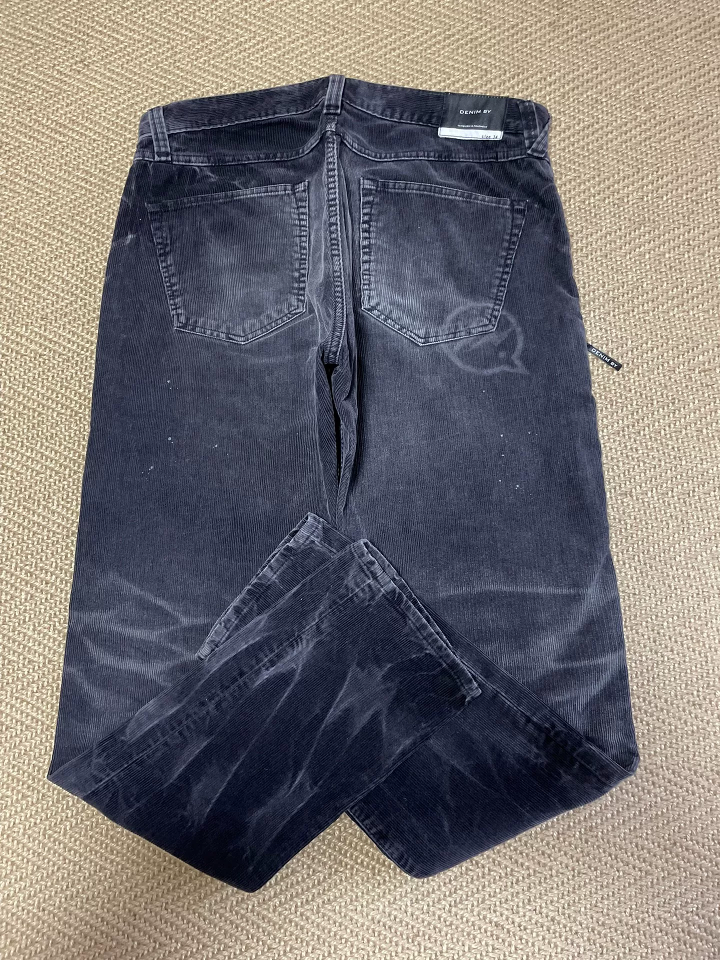Vanquish & Fragment Corduroy Heavy Wash Pants — back