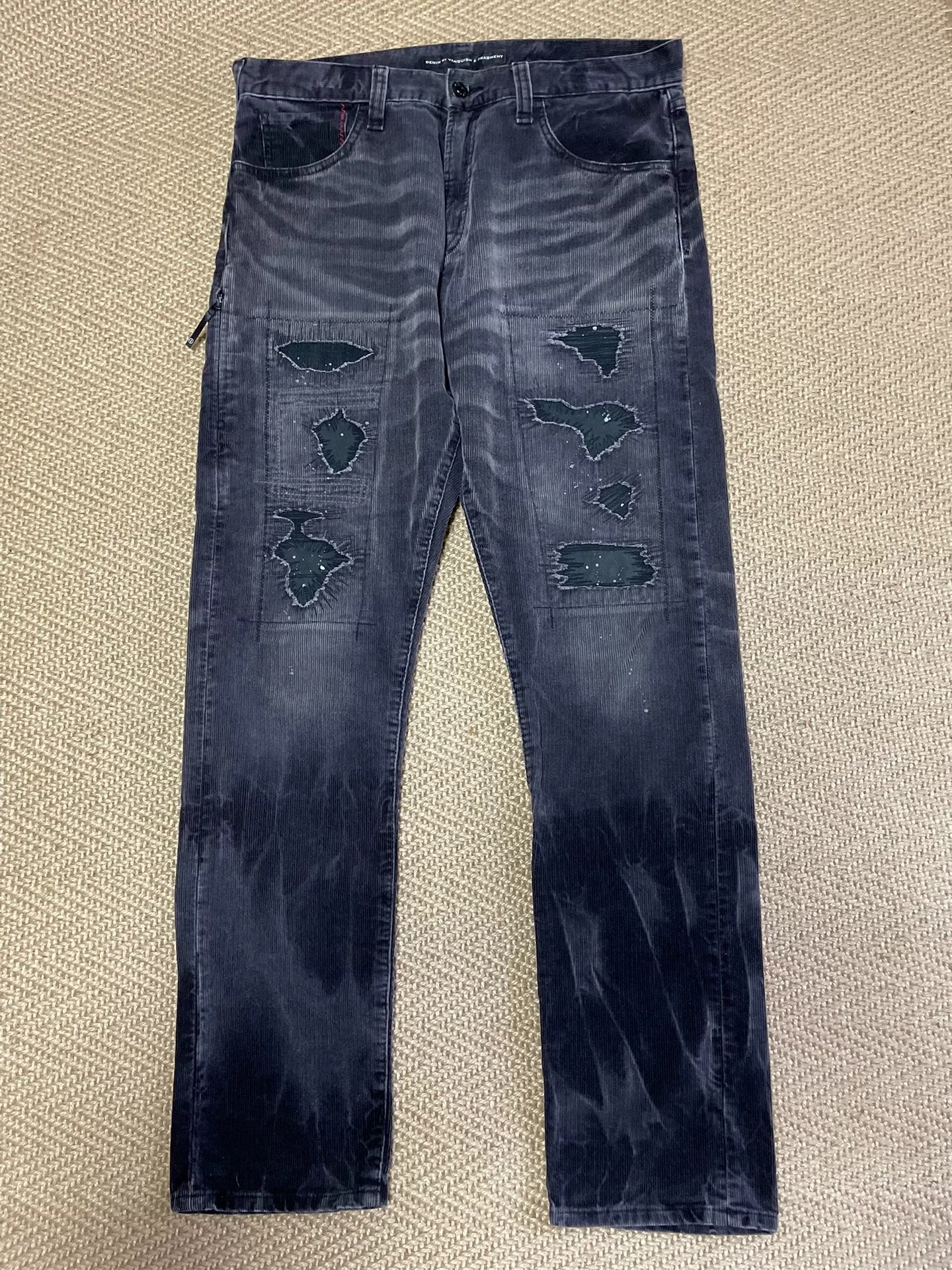 Vanquish & Fragment Corduroy Heavy Wash Pants