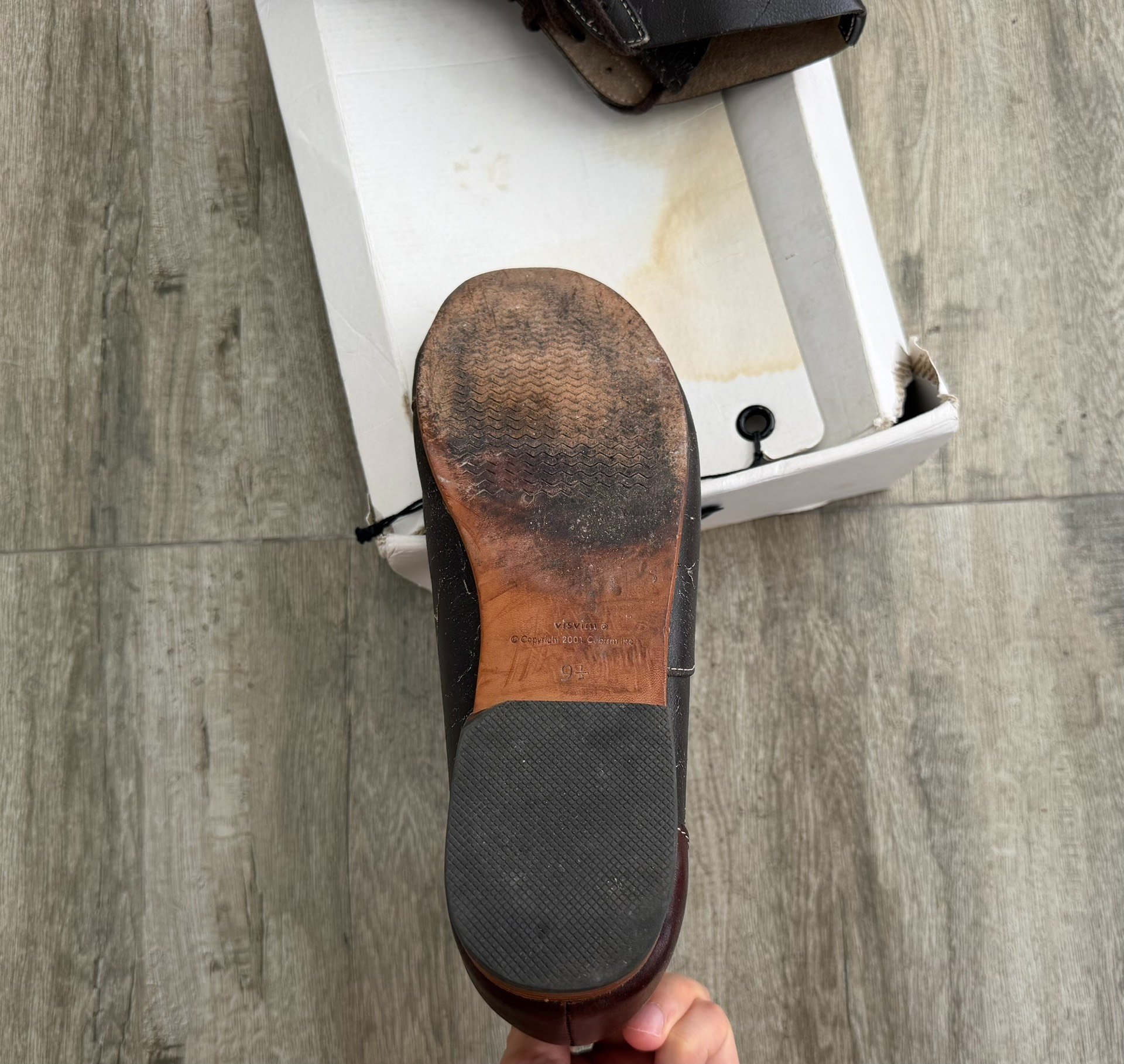 Visvim 14SS SPOT JC Driver-Folk — label