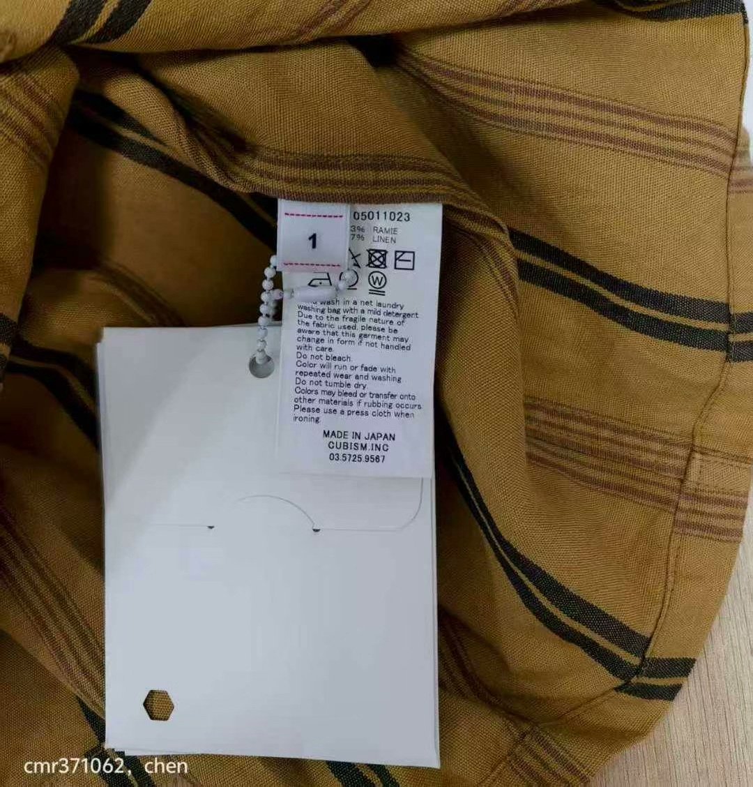 visvim 20SS IRVING S/S Shirt — label