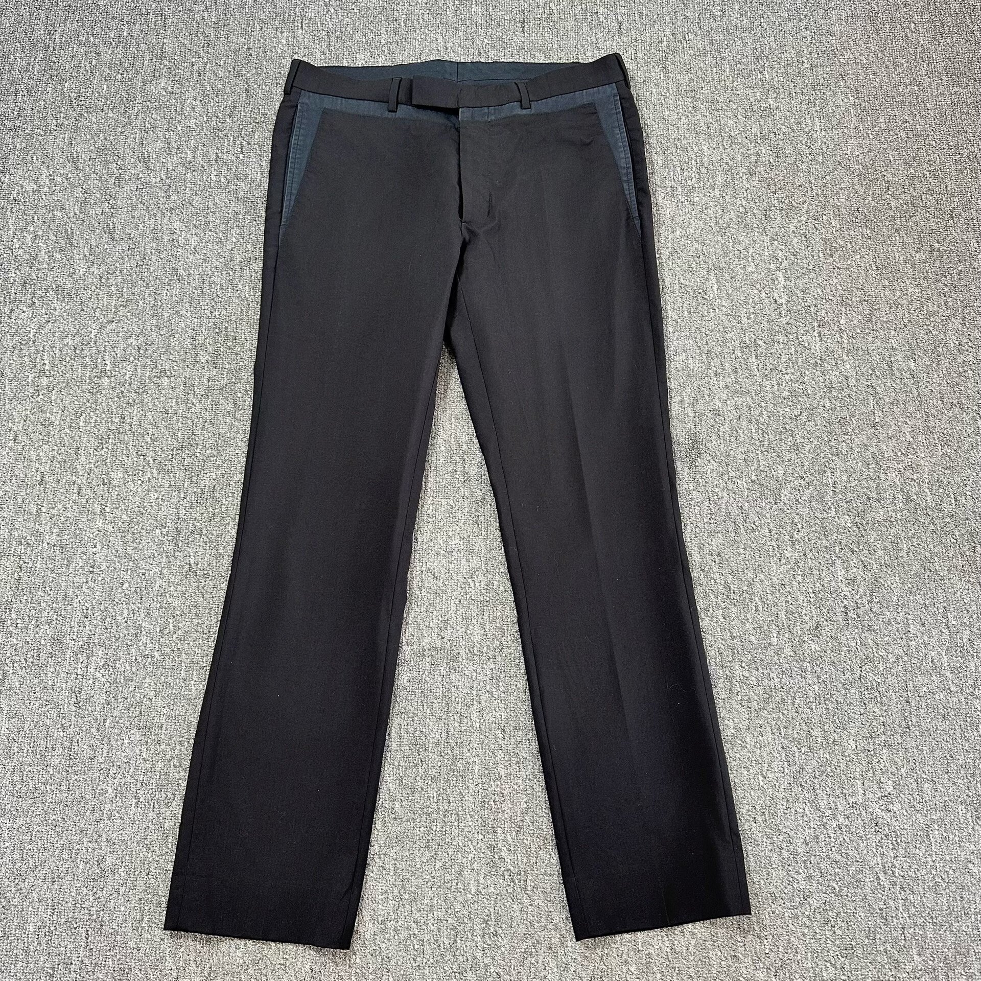 Dior Black Tailored Side Panel Pants