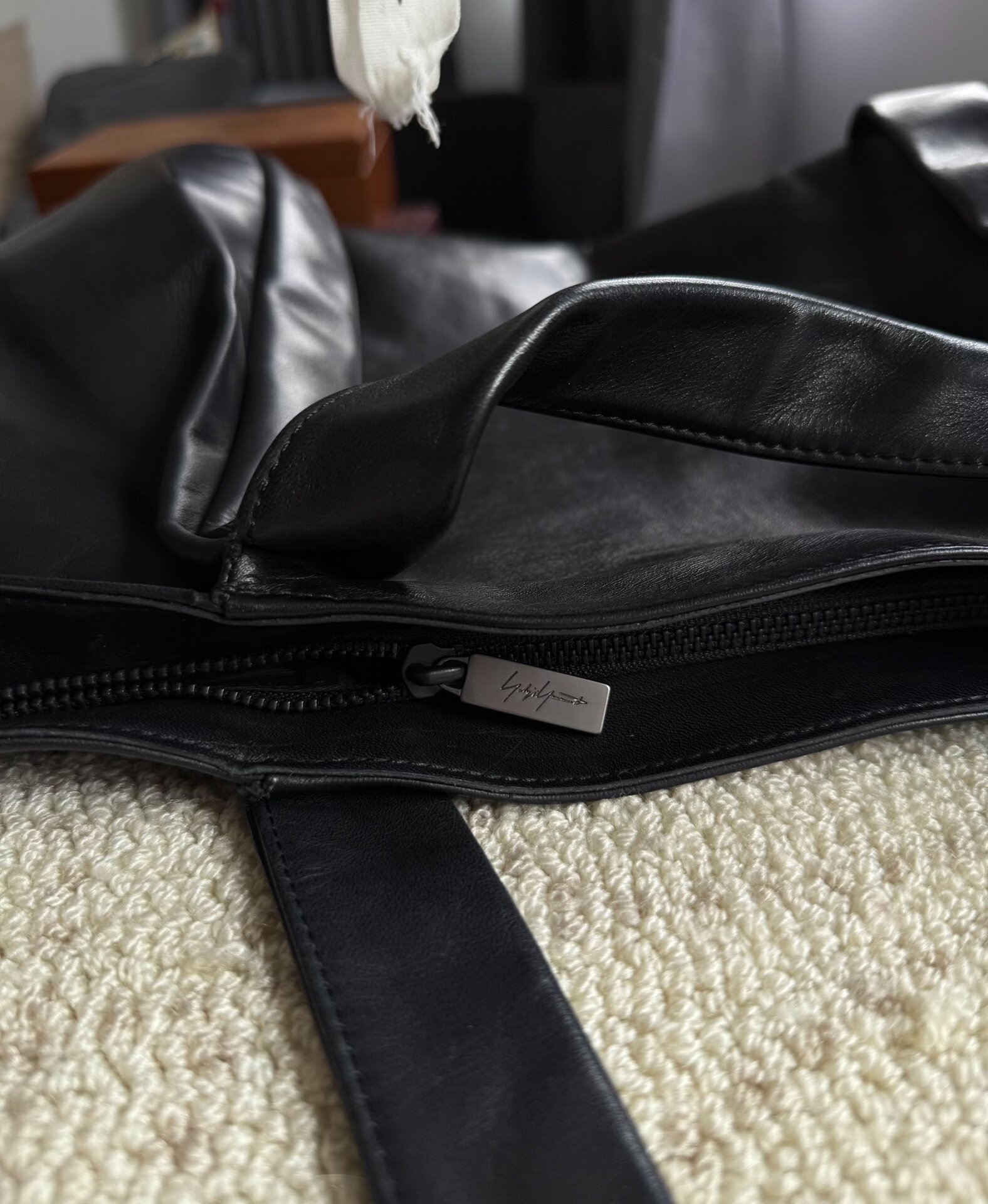 Yohji Yamamoto Femme 18SS Runway Backpack — label