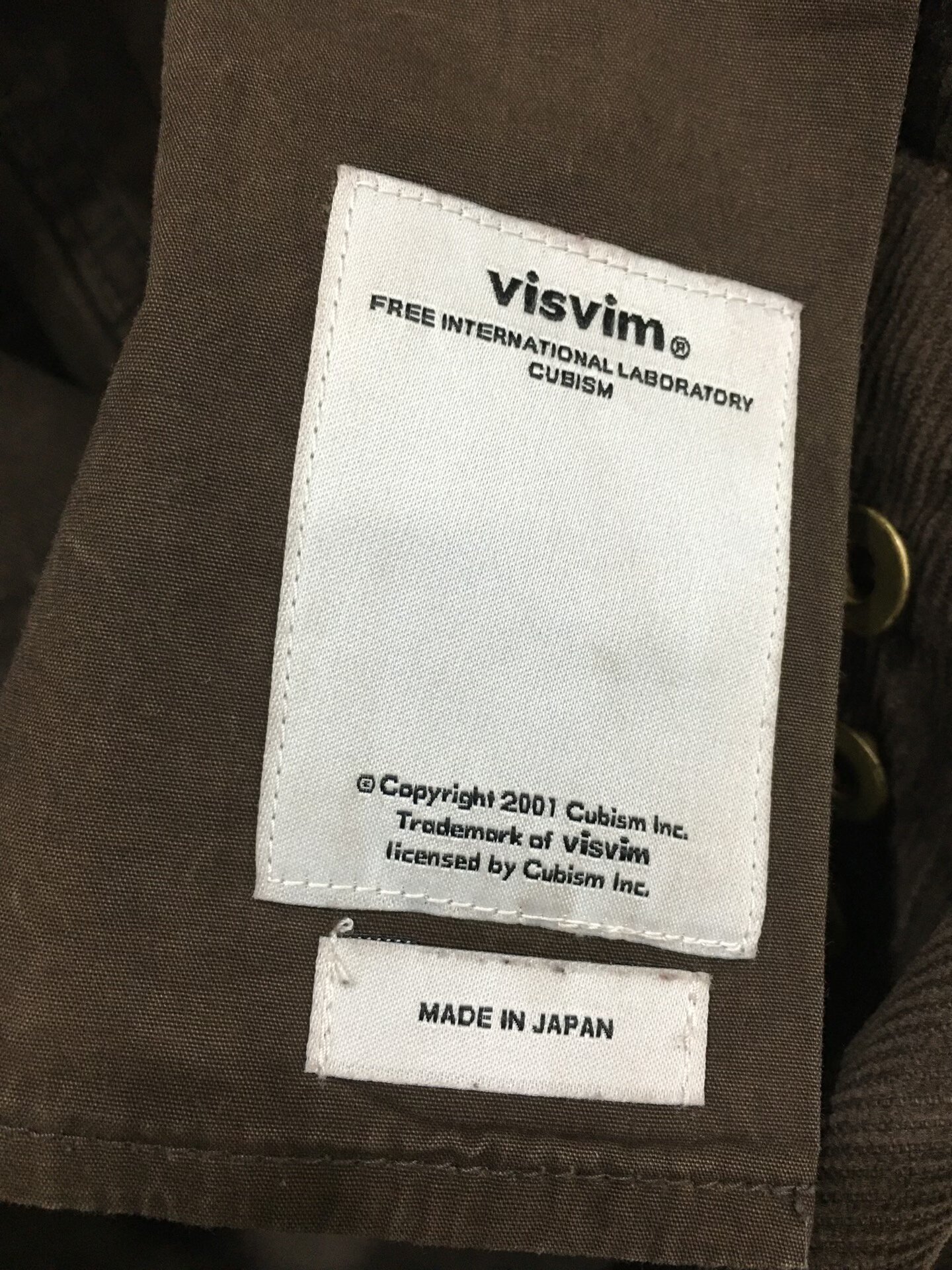 VISVIM 16AW Fluxus Cords N.D. — back