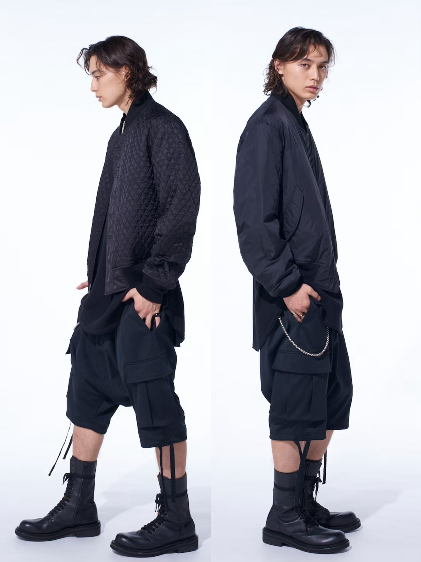 Yohji Yamamoto 25 Reversible Bomber Jacket — back
