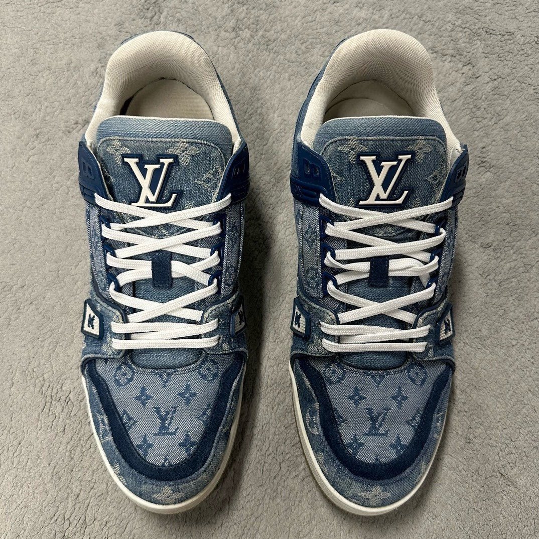 Louis Vuitton LV Trainer Blue Denim