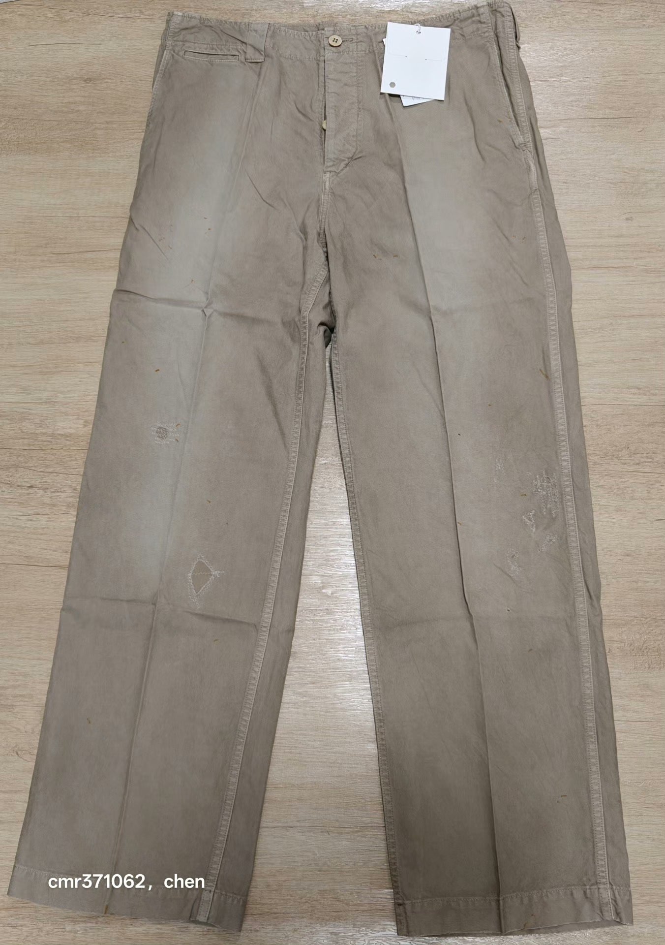 VISVIM 24AW WIDE CHINO PANTS CRASH