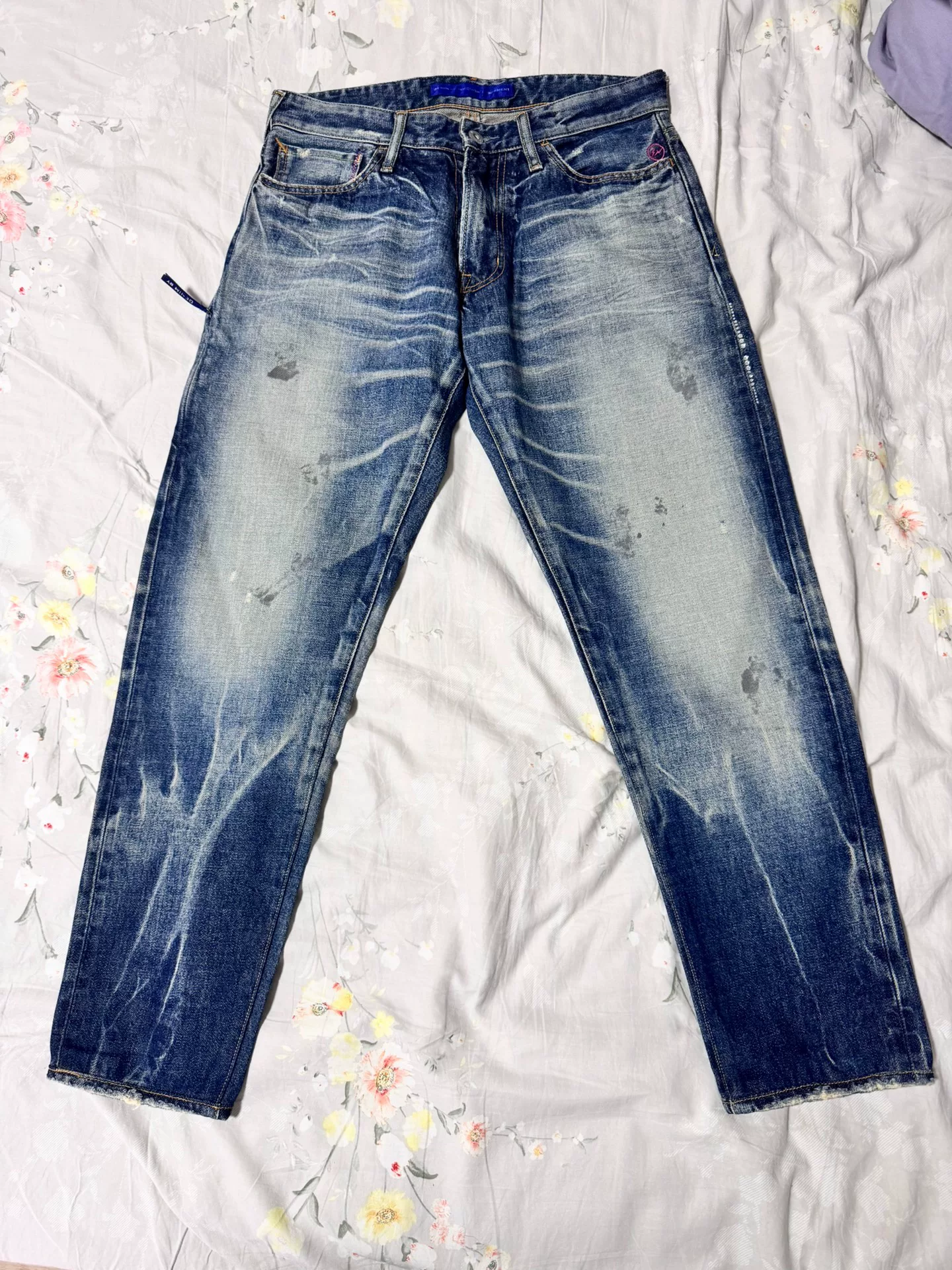 Vanquish Fragment Design Lightning Wash Jeans