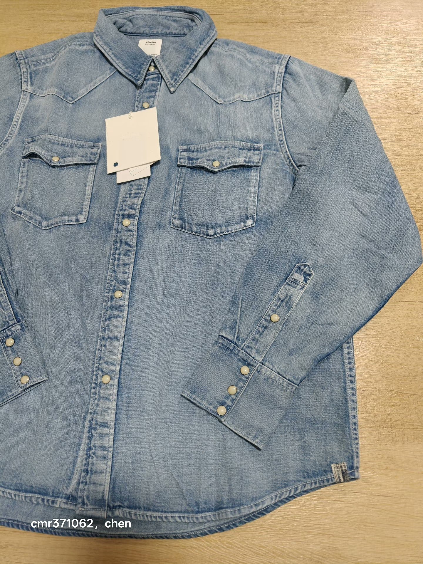 VISVIM 25AW Social Sculpture Shirt DMGD — detail